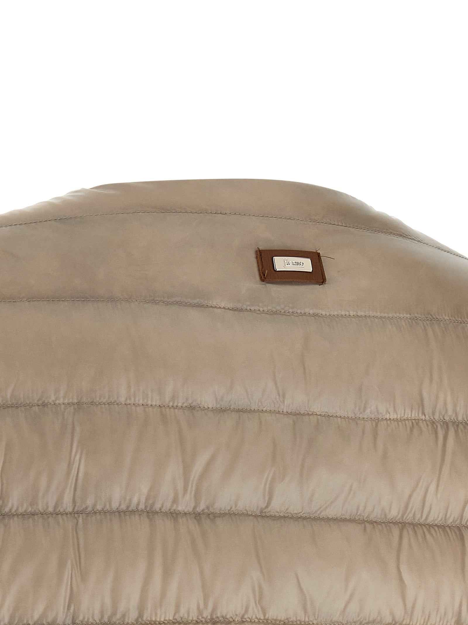 Herno Beige Polyamide Full-Length Jacket