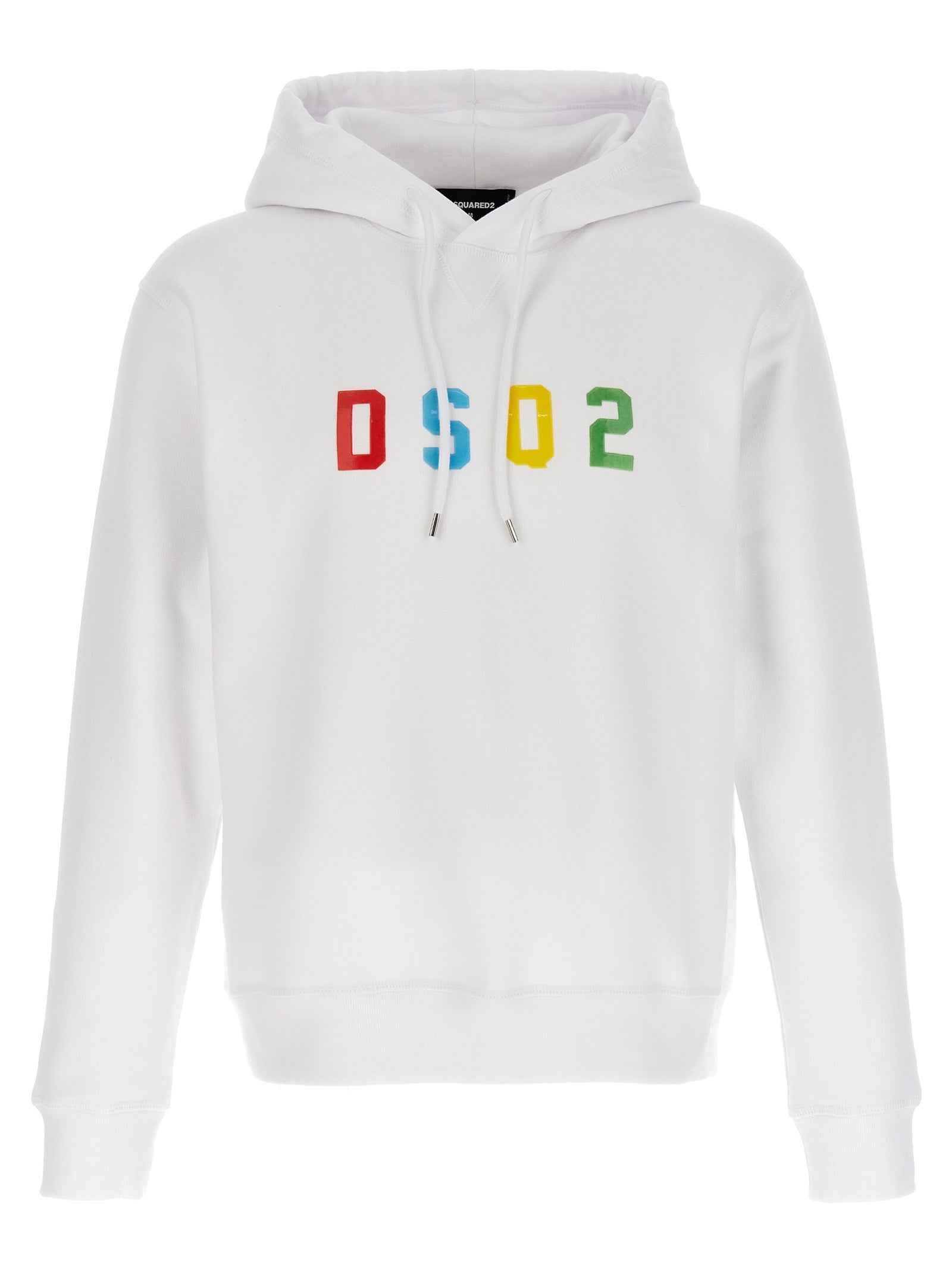 Dsquared² White Cotton Sweatshirt