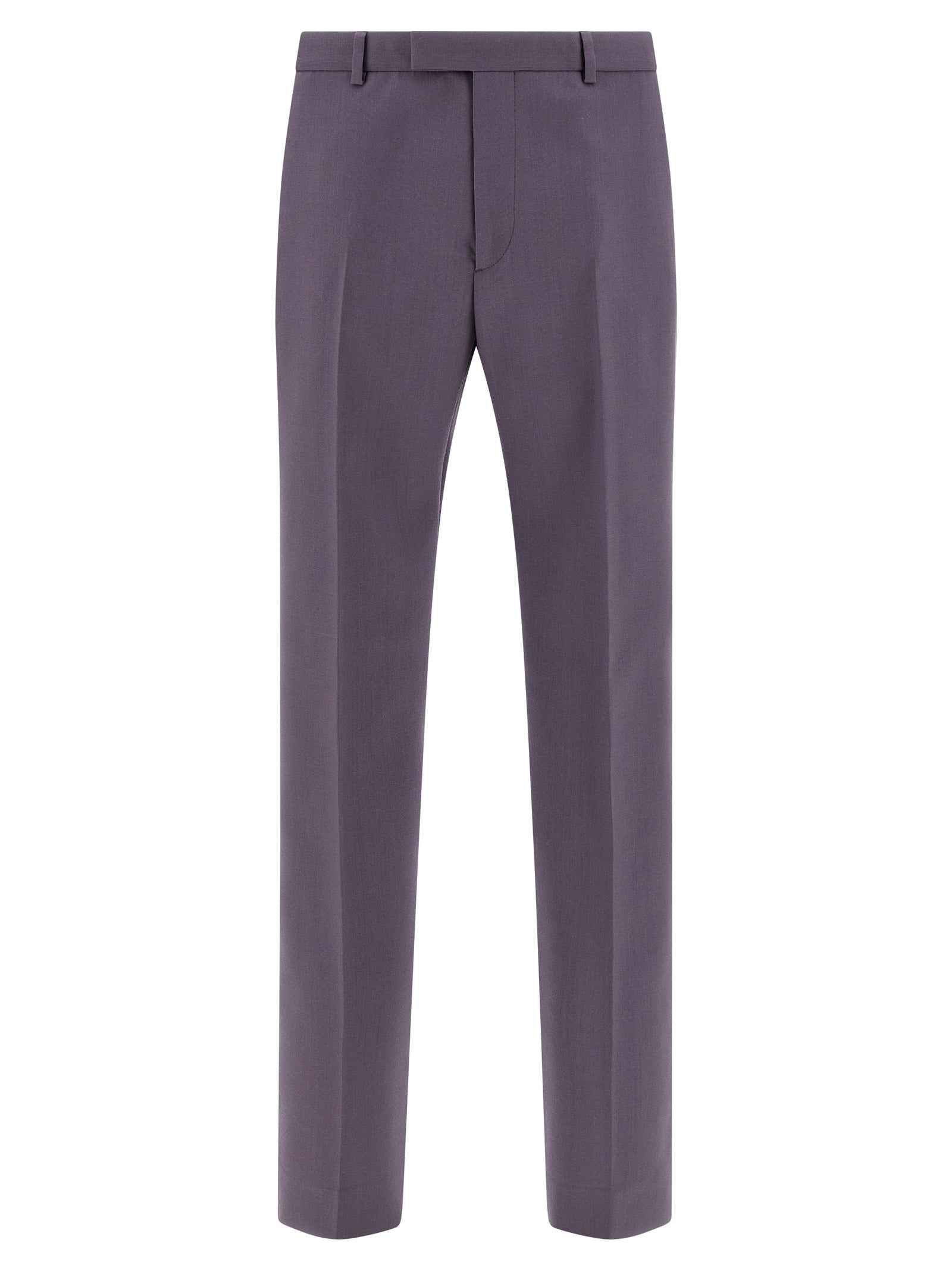 Gucci Purple Wool Dress Pants