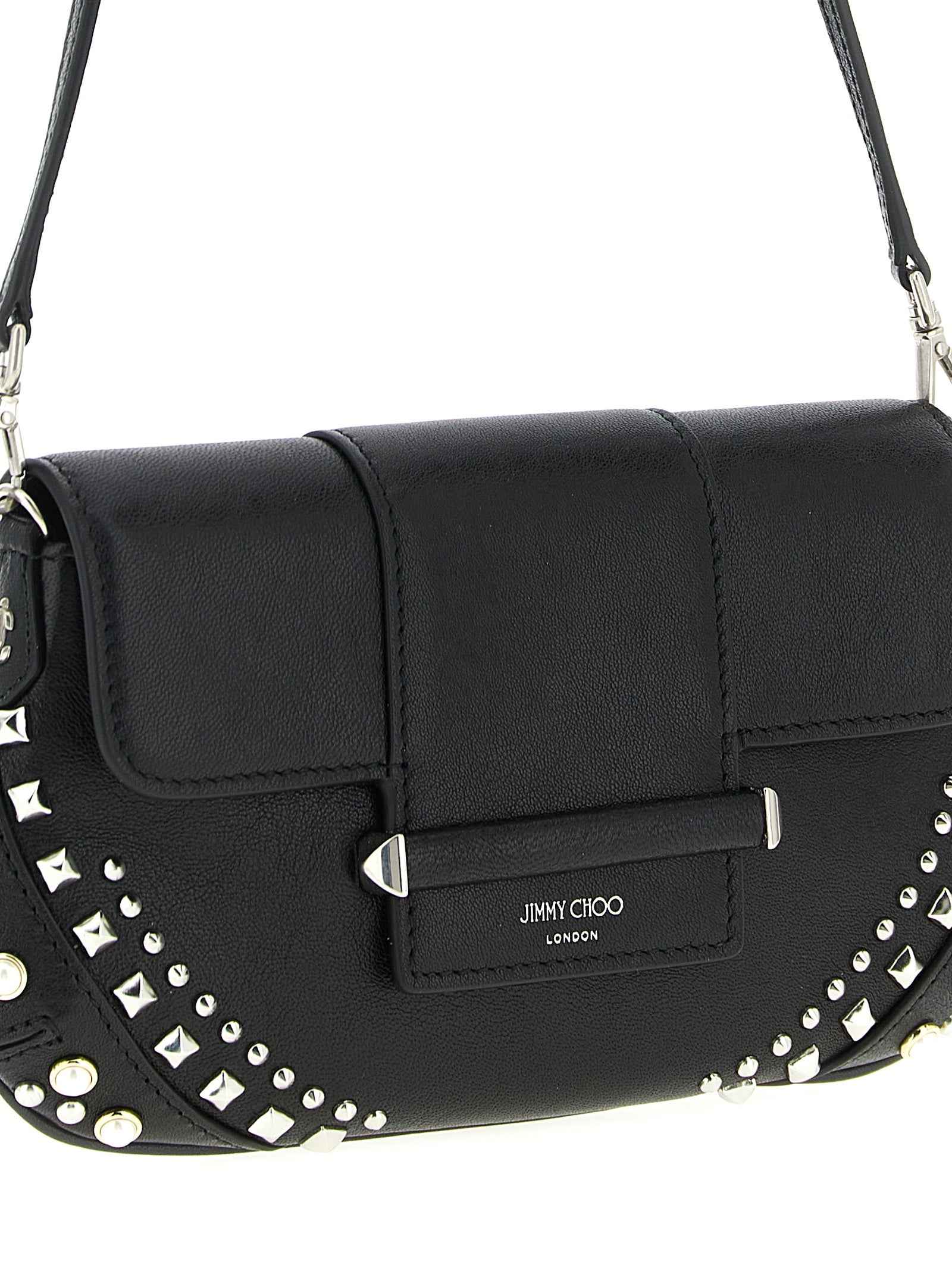 Jimmy Choo Black Lamb Leather Cardholder