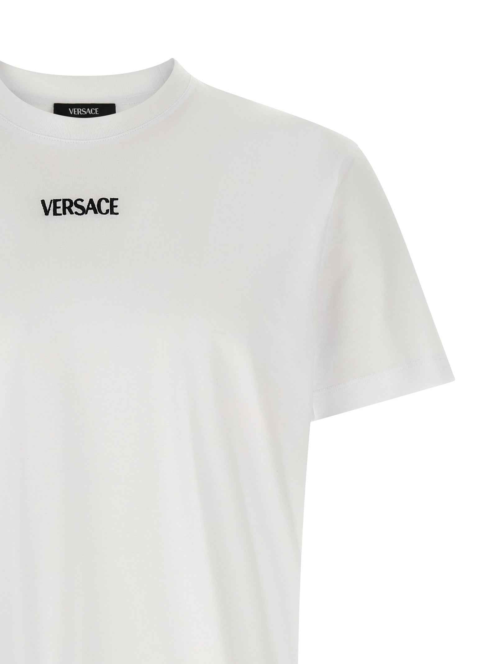 Versace White Cotton T-Shirt