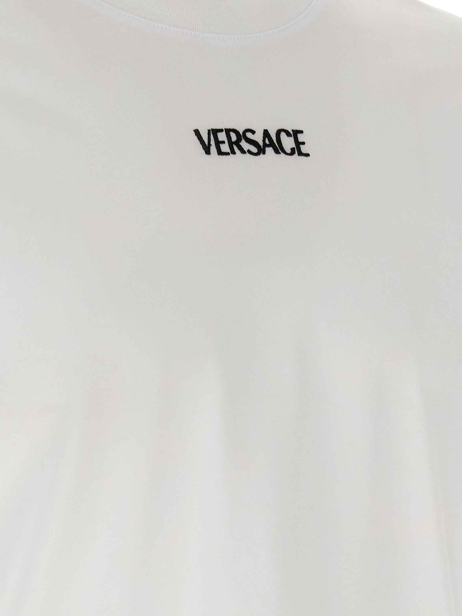 Versace White Cotton T-Shirt