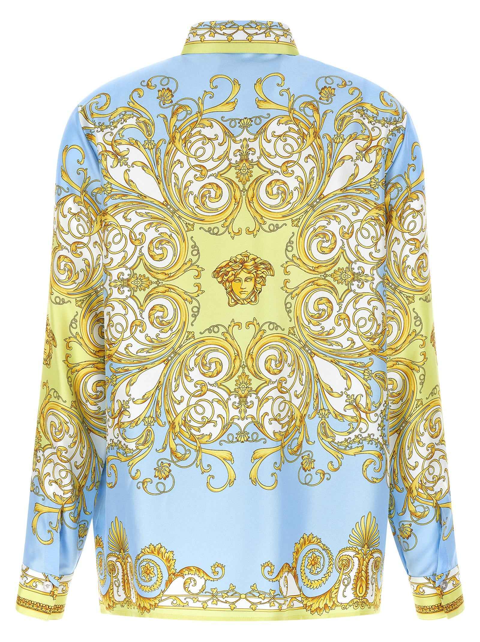 Versace Multicolor Silk Blouse
