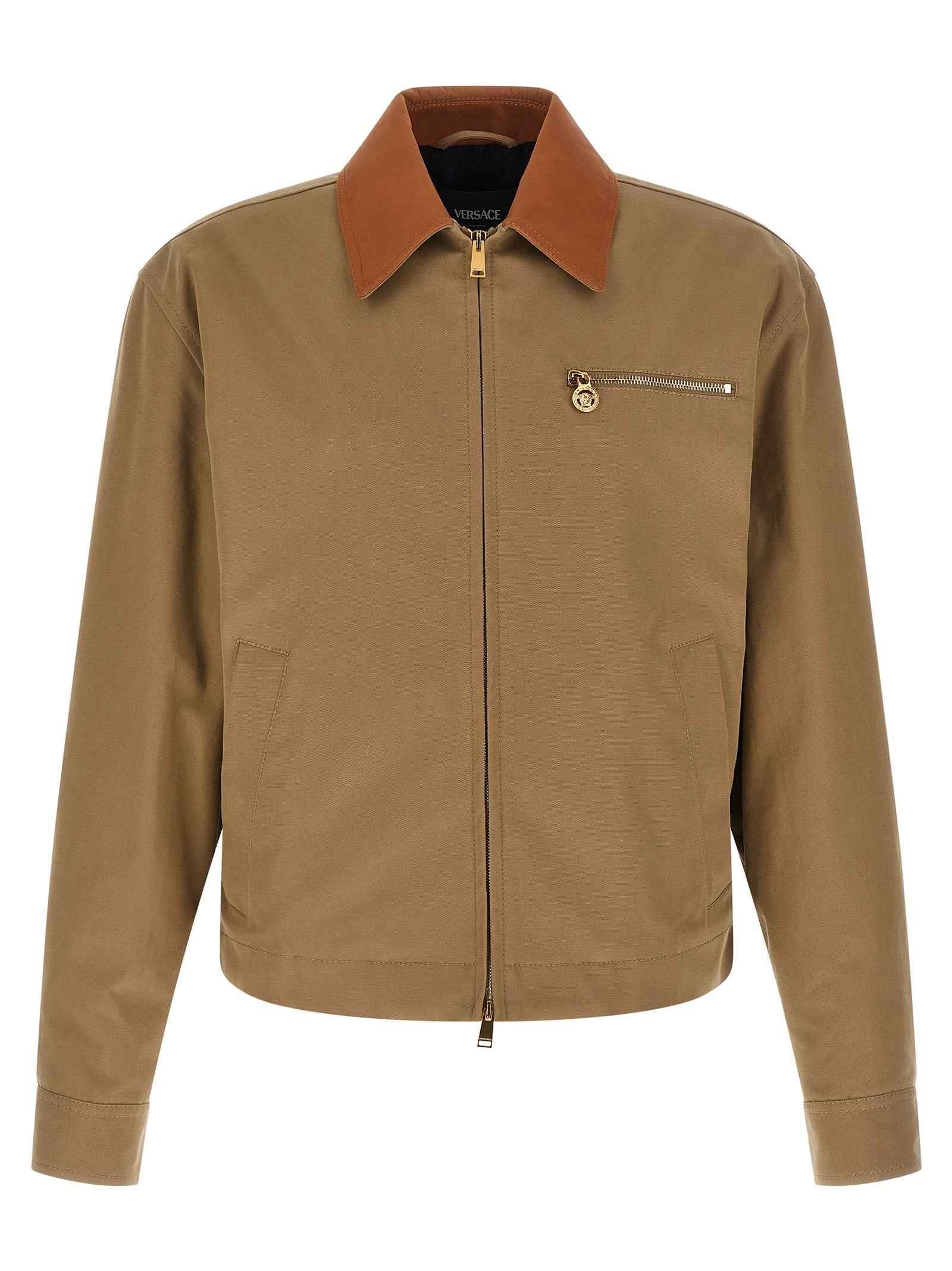 Versace Beige Cotton Jacket