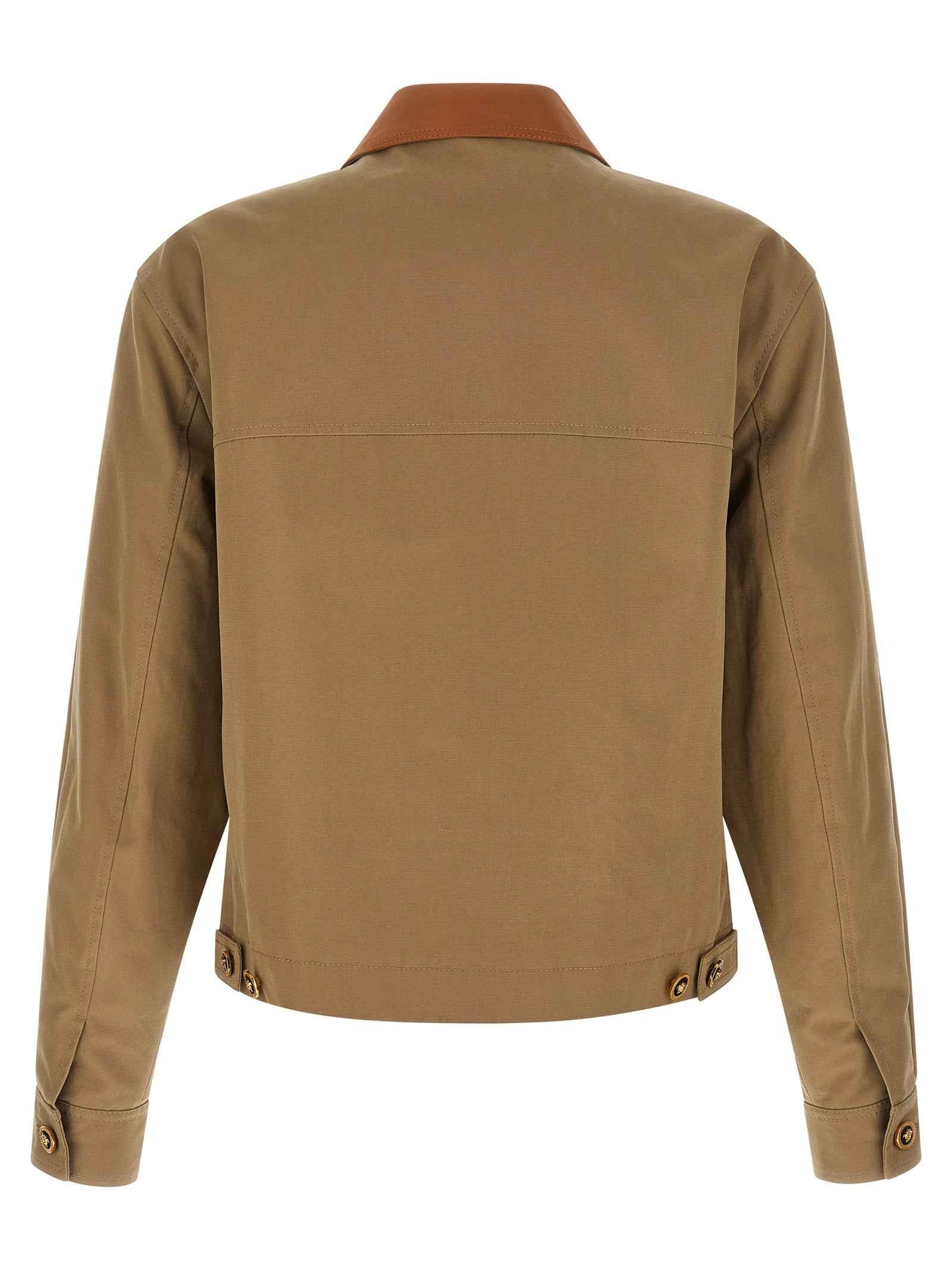 Versace Beige Cotton Jacket