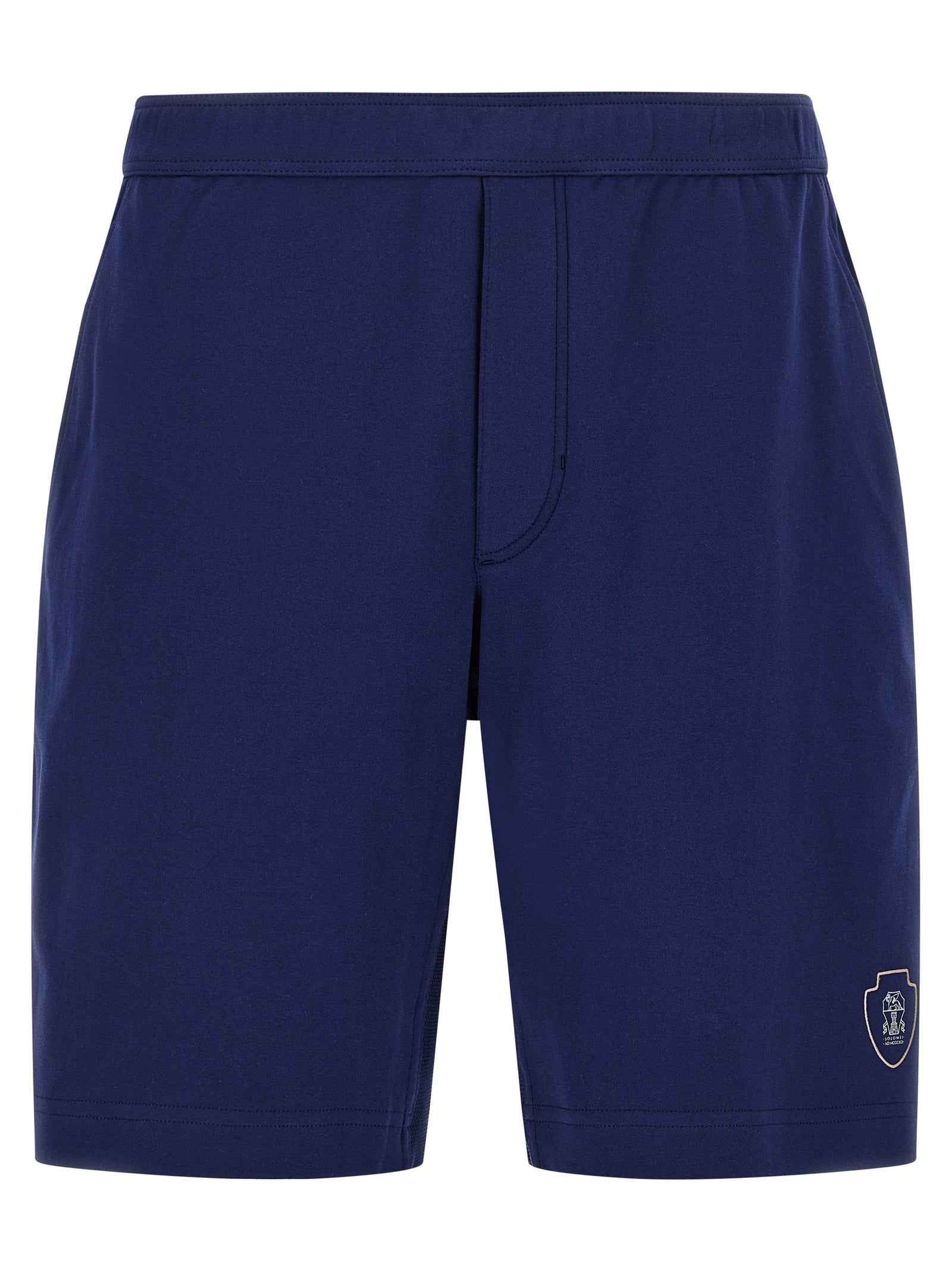 Brunello Cucinelli Blue Cotton Bermuda Shorts