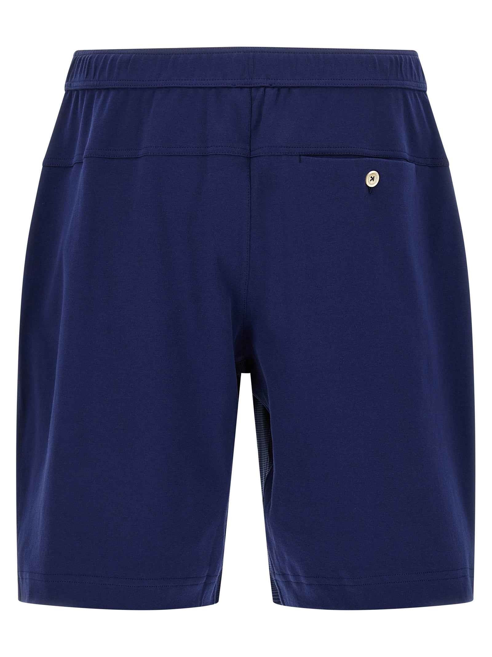 Brunello Cucinelli Blue Cotton Bermuda Shorts
