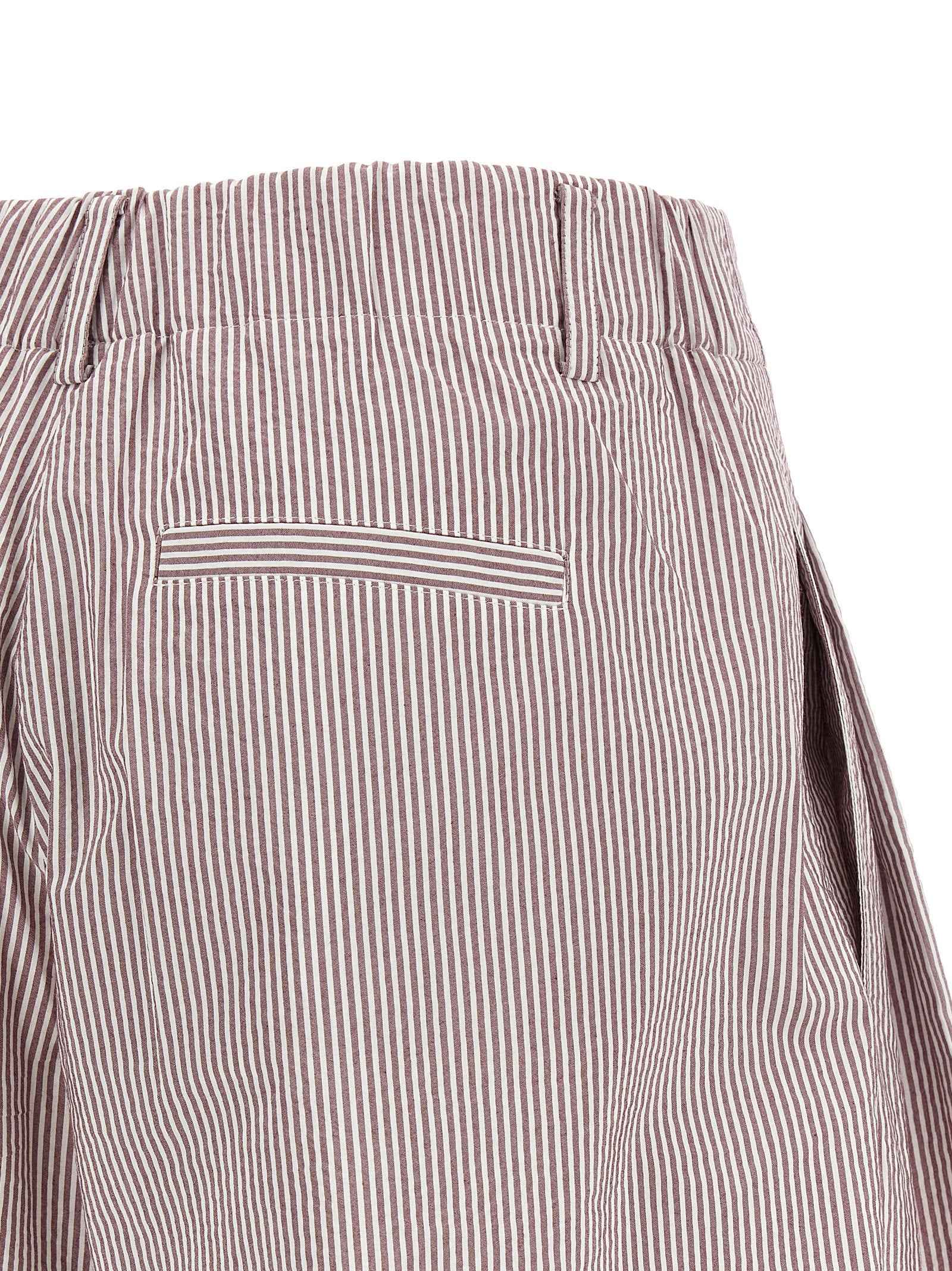 Brunello Cucinelli Multicolor Cotton Bermuda Shorts