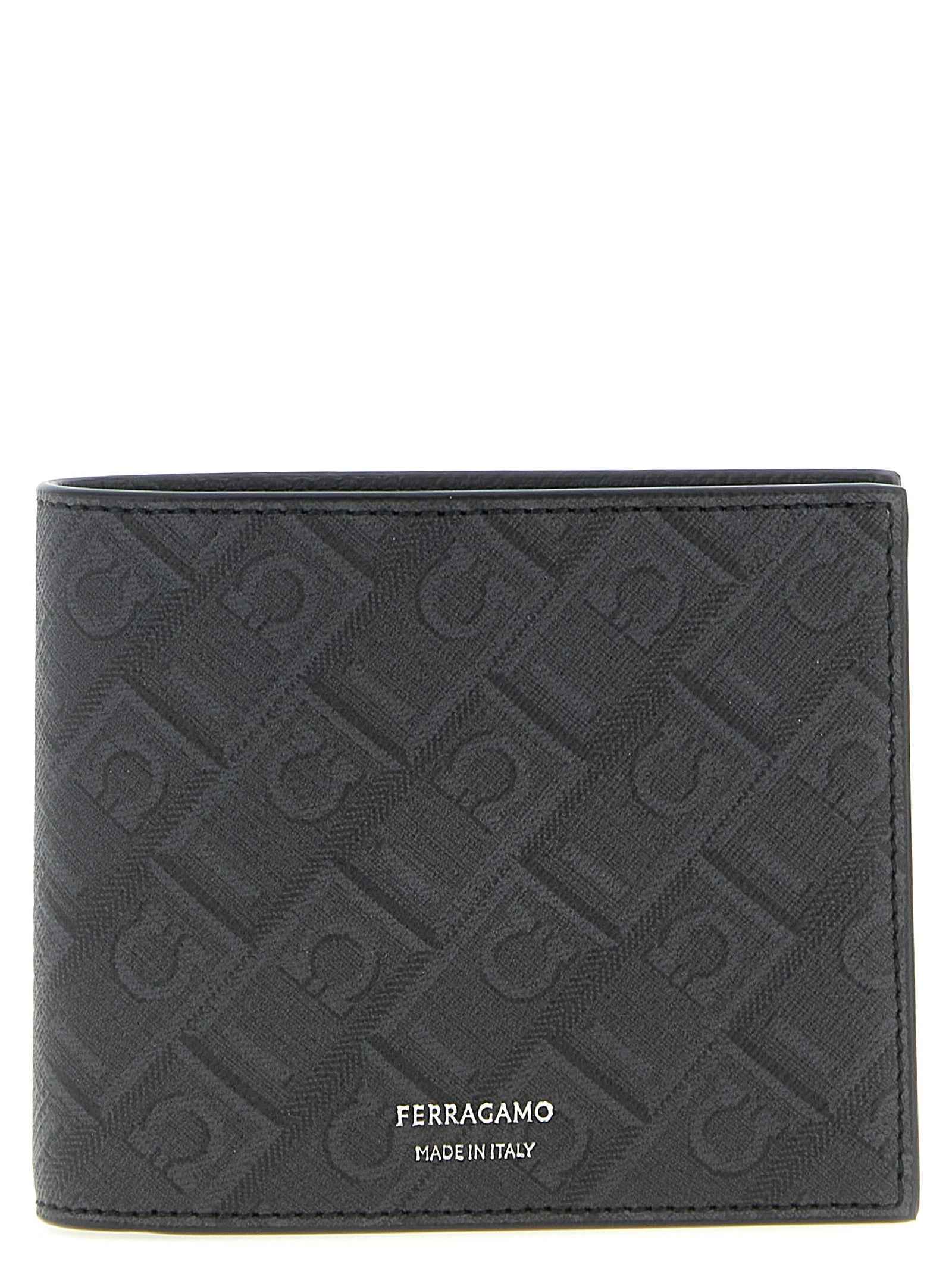 Ferragamo Black Polyethylene Wallet