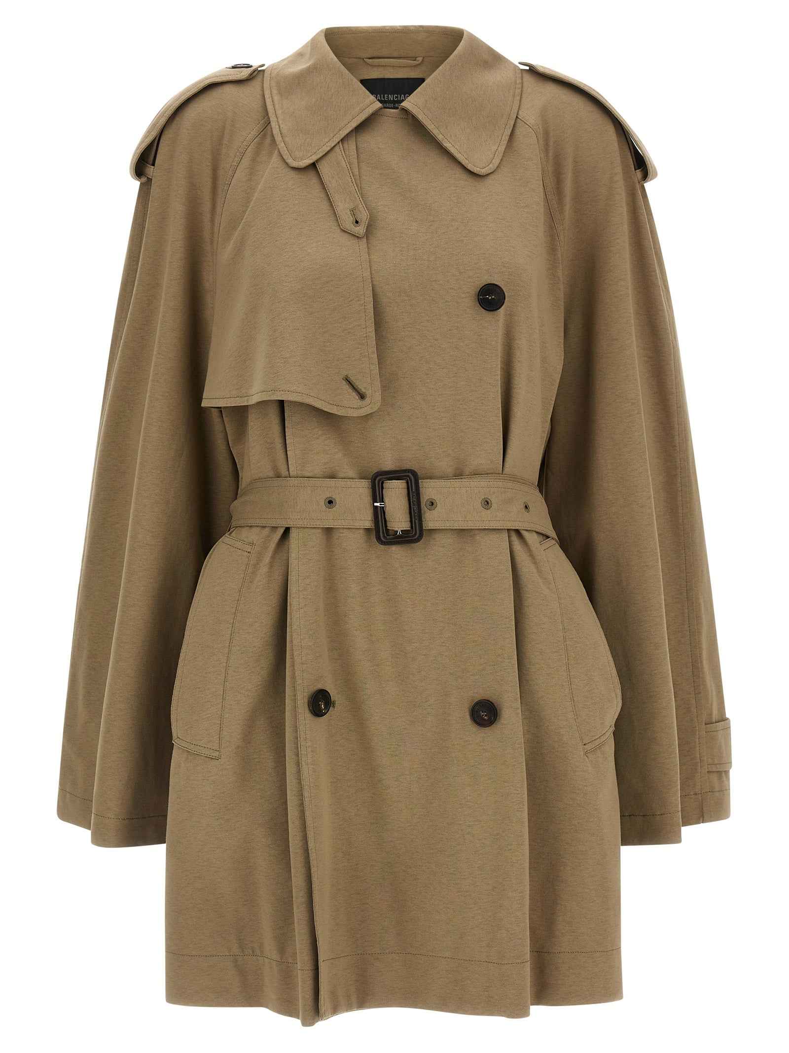 Balenciaga Beige Cotton Coat