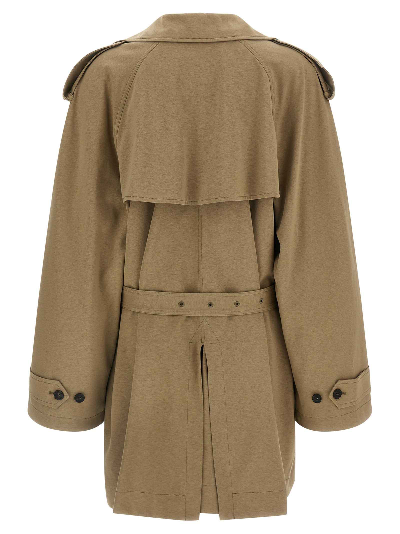 Balenciaga Beige Cotton Coat