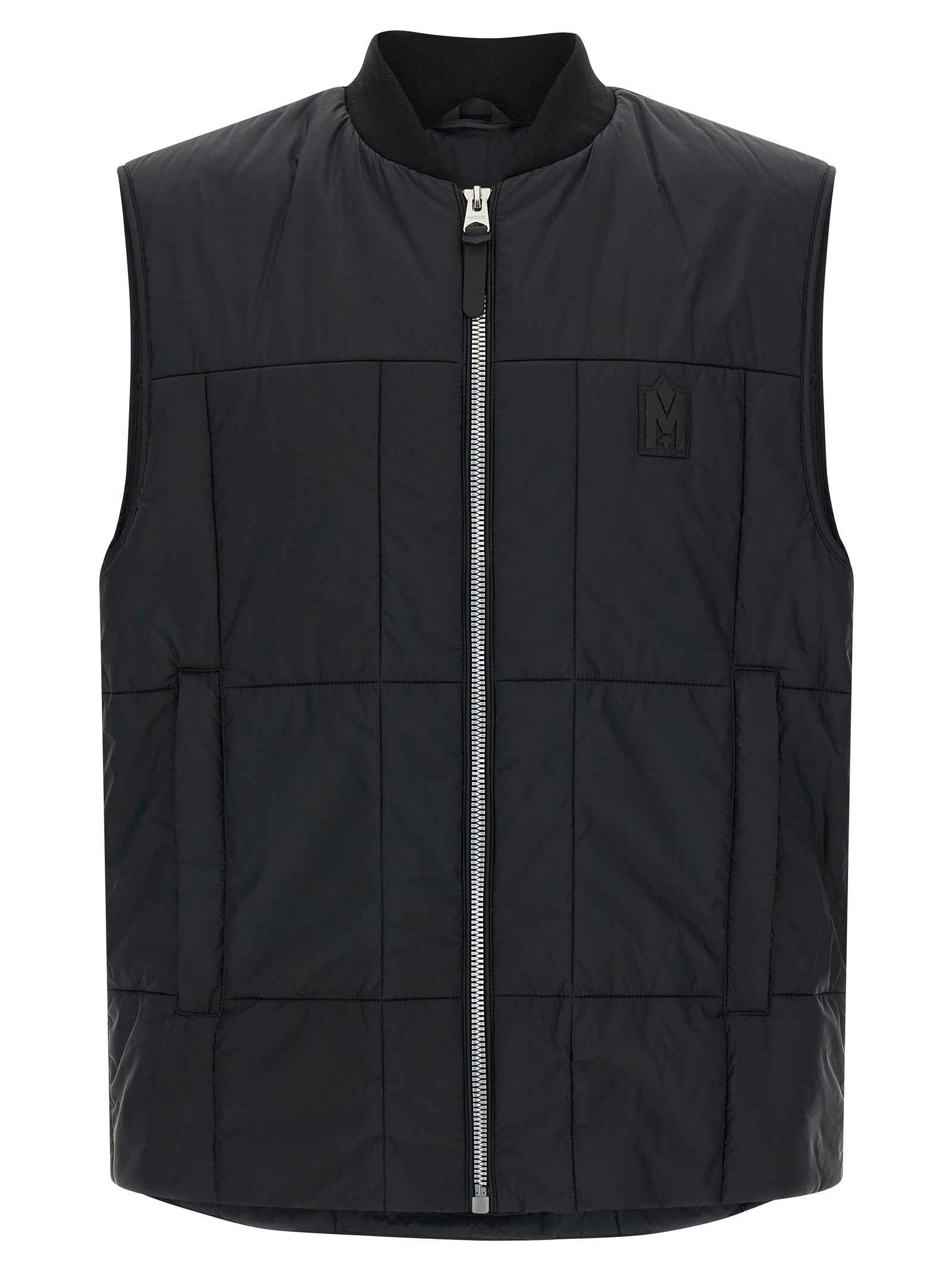 Mackage Black Nylon Sleeveless Jacket