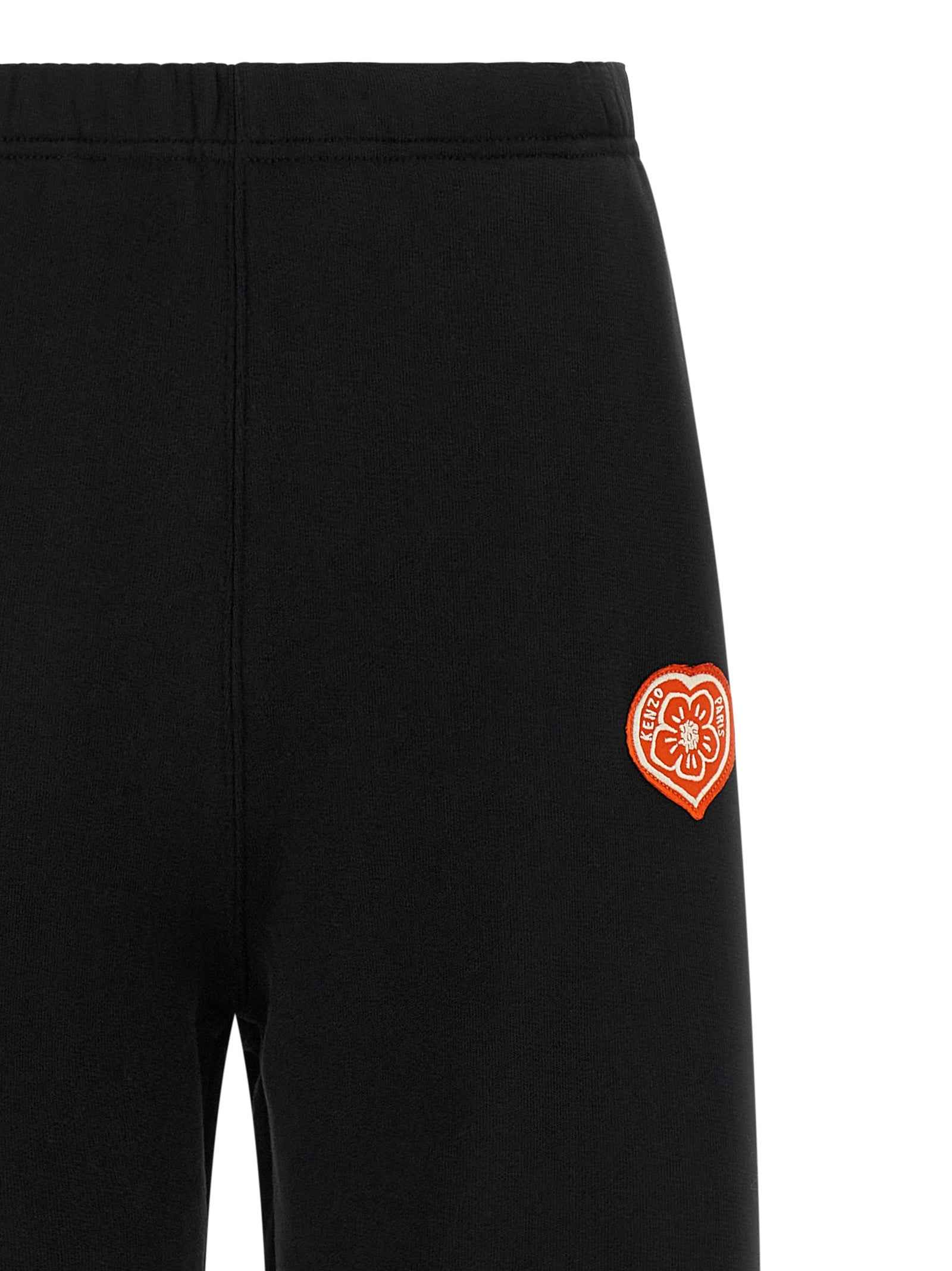 Kenzo Black Cotton Joggers (Workout Pants)