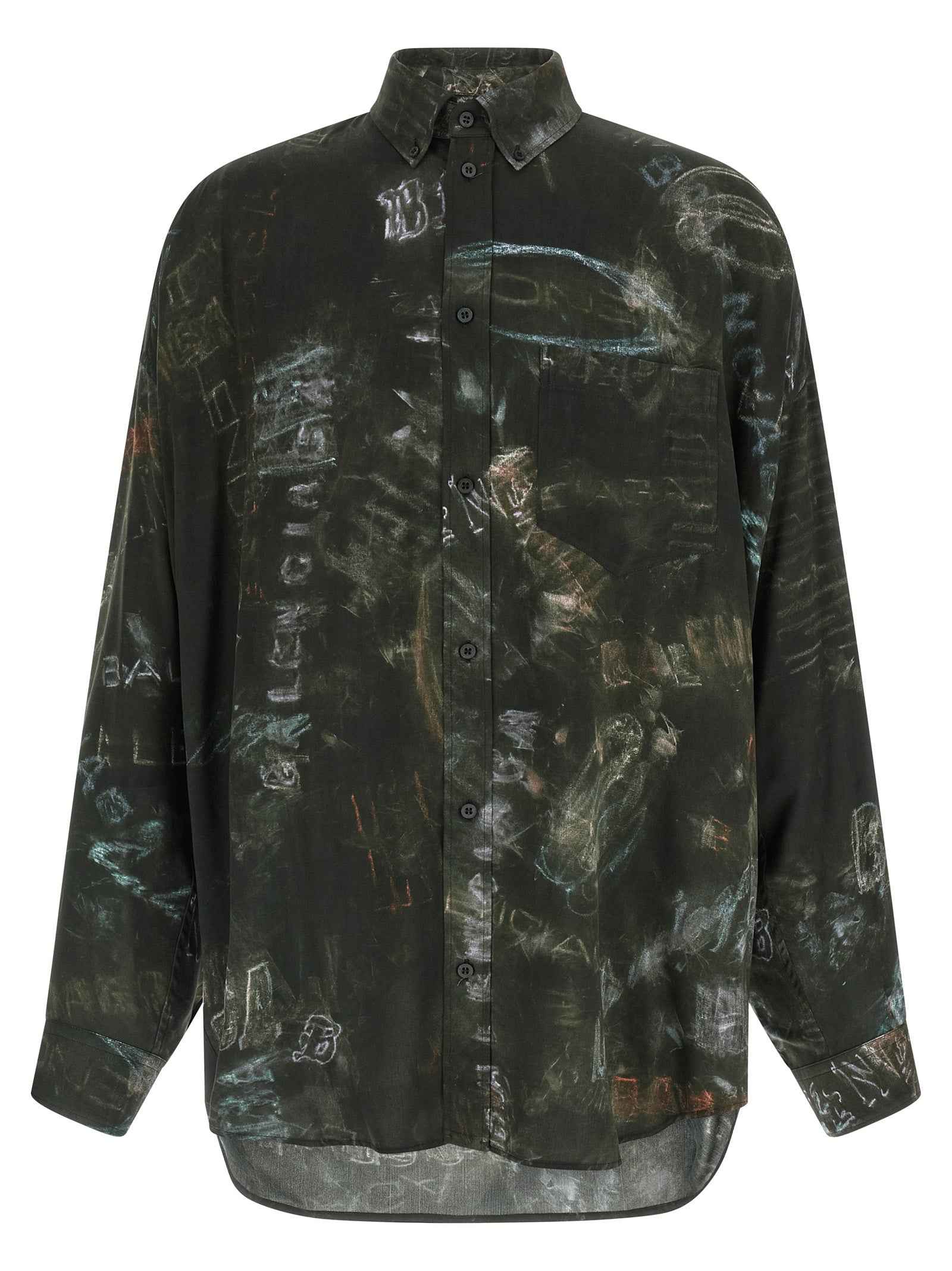 Balenciaga Black Viscose Blouse