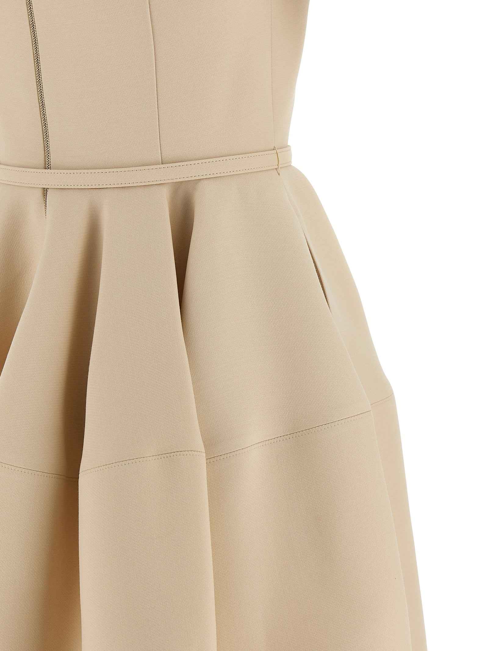 Fendi Multicolor Wool Short Dress