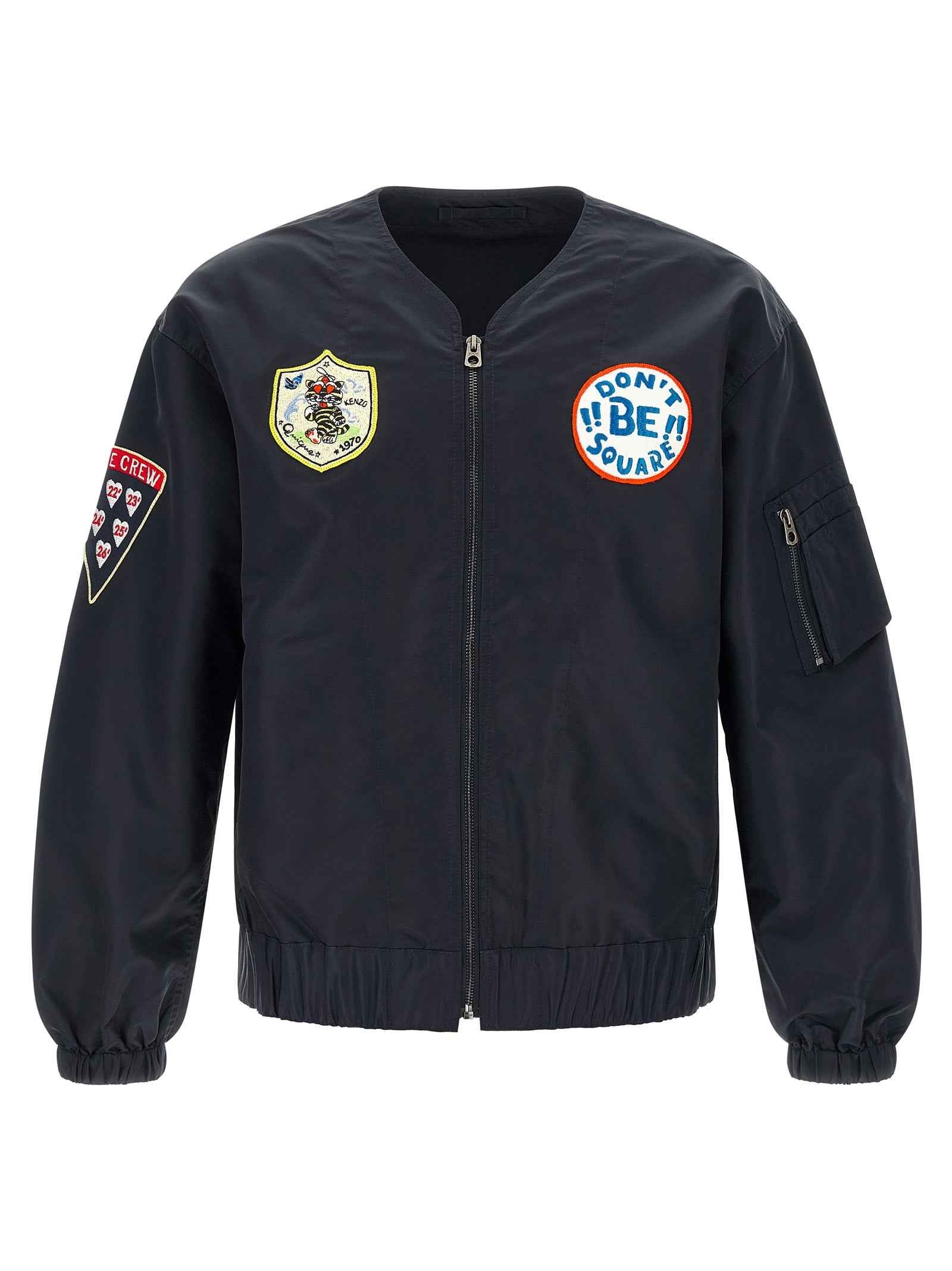 Kenzo Blue Nylon Bomber