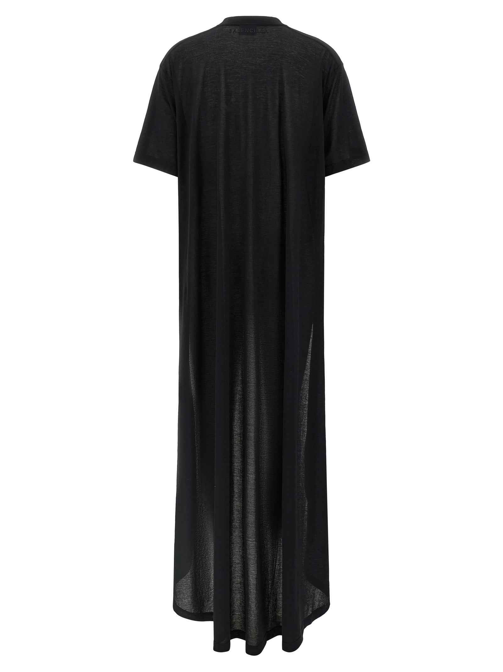 Balenciaga Black Cotton Casual Dress
