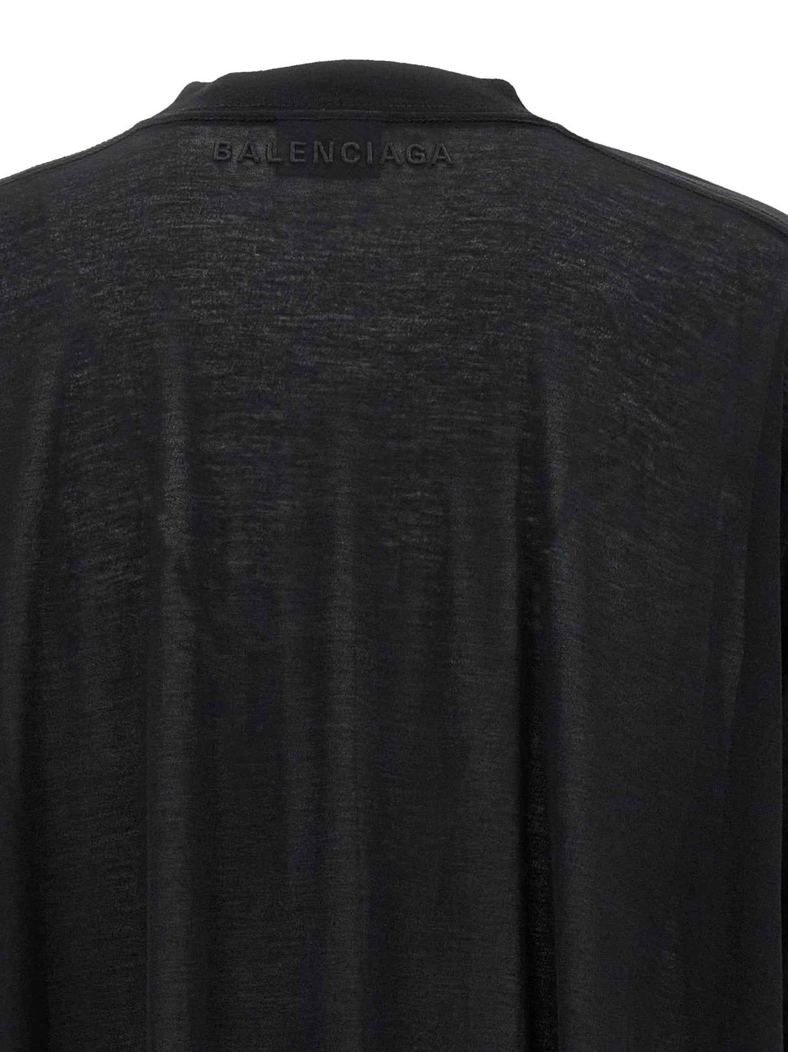 Balenciaga Black Cotton Casual Dress