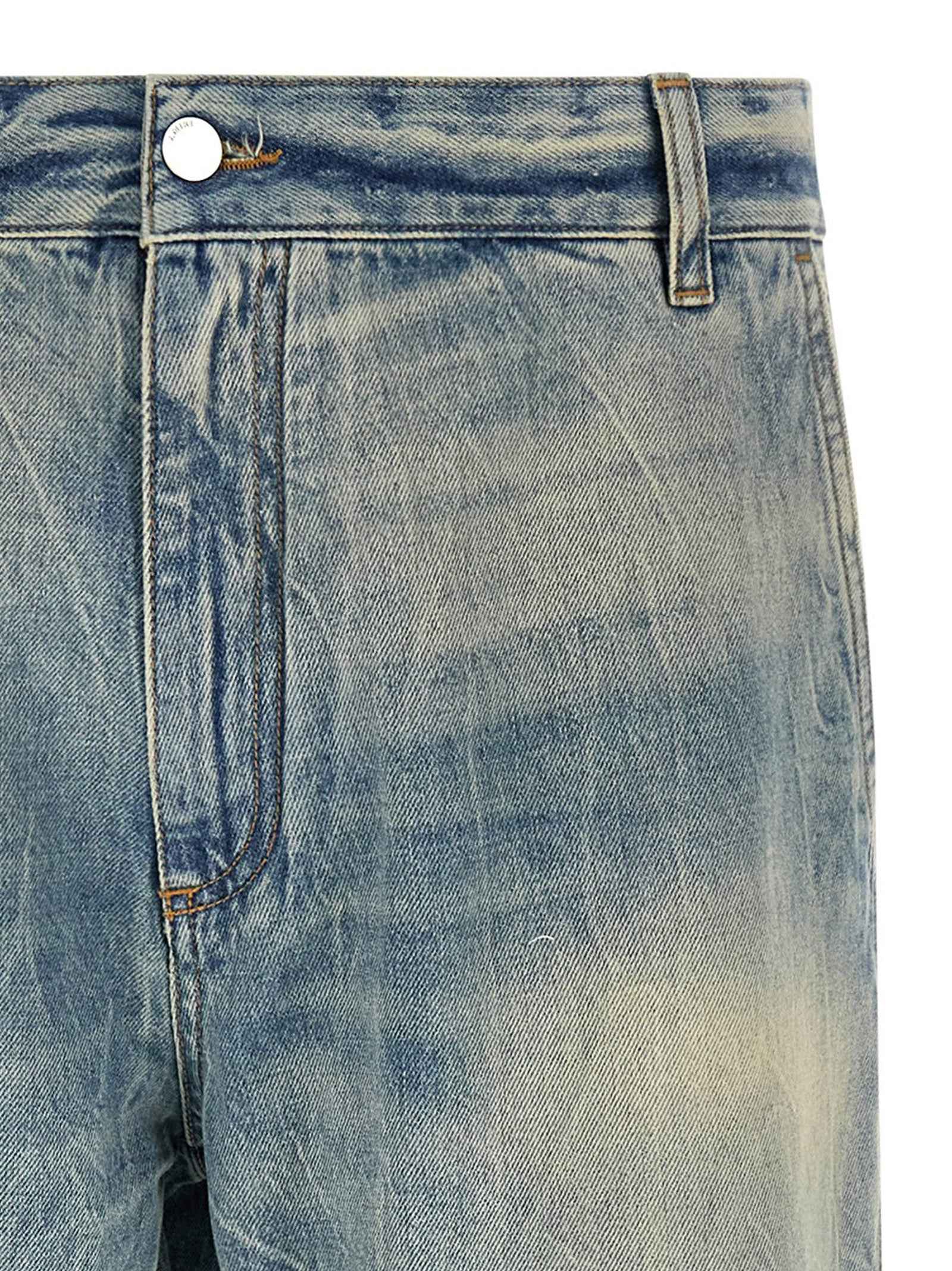 Amiri Blue Cotton Bootcut Jeans