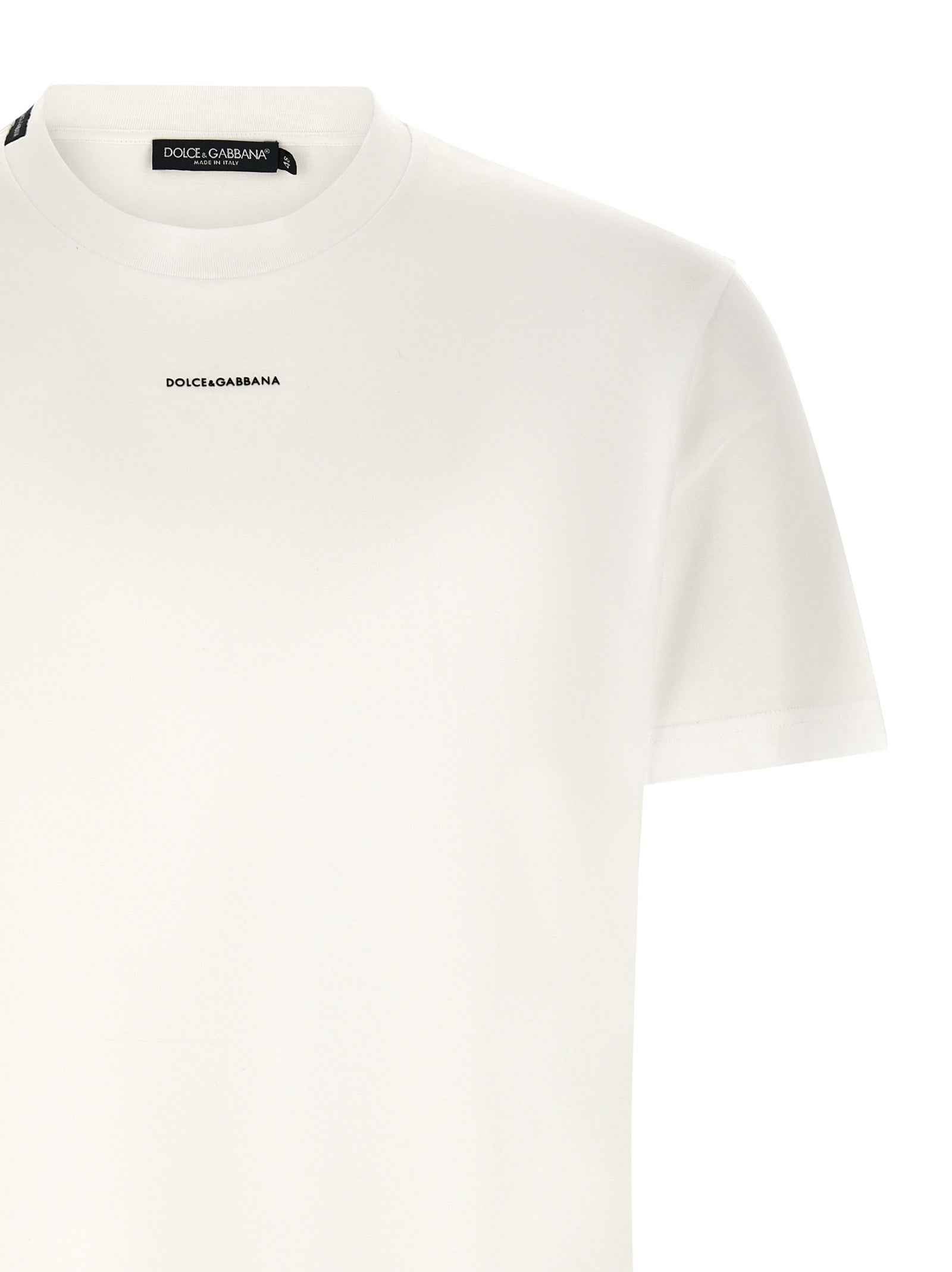 Dolce & Gabbana White Cotton T-Shirt