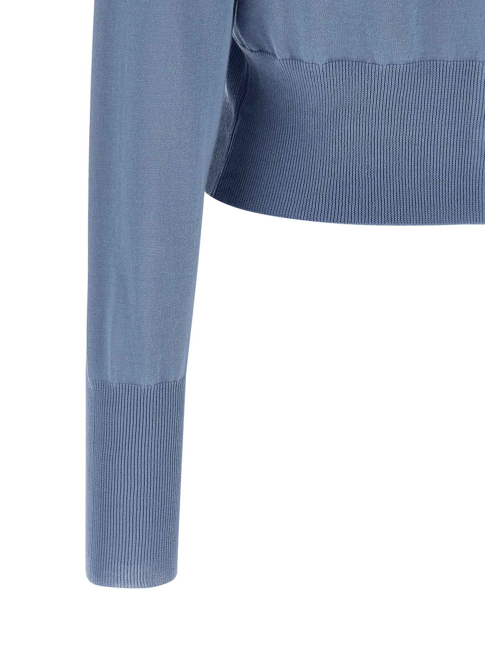 Vivienne Westwood Blue Cotton Cardigan