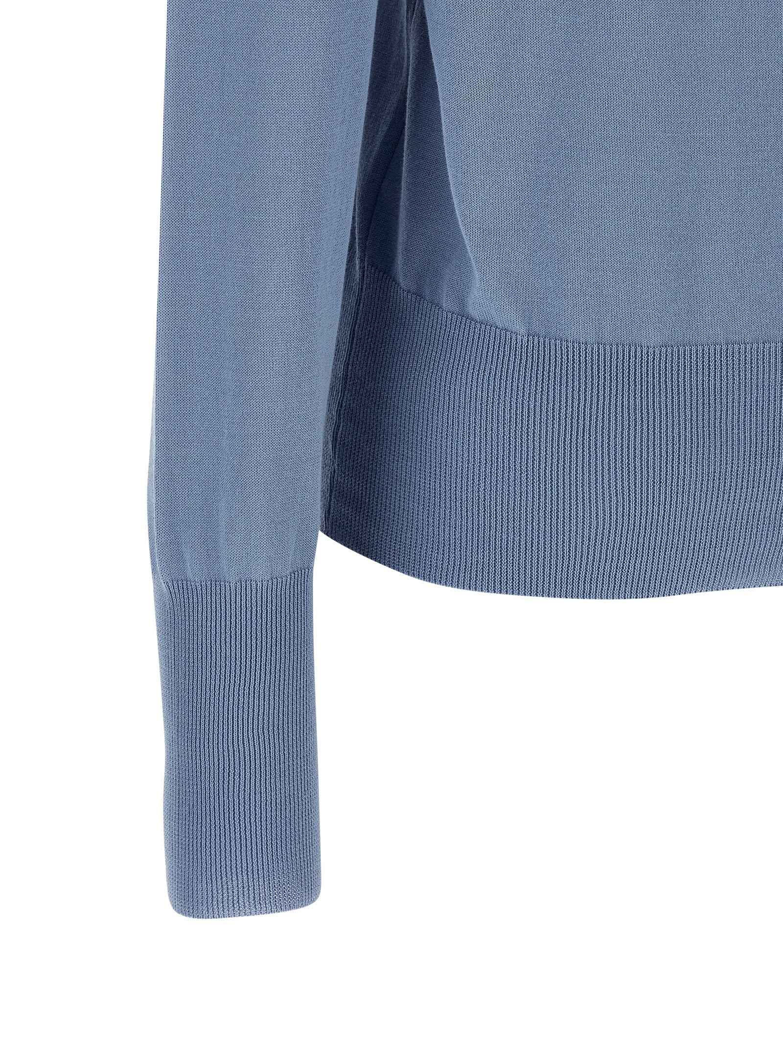Vivienne Westwood Blue Cotton Cardigan