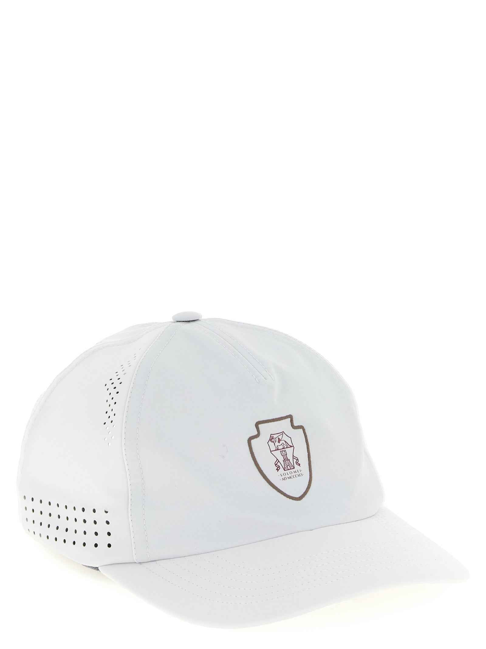Brunello Cucinelli White Nylon Cap (Baseball Hat)