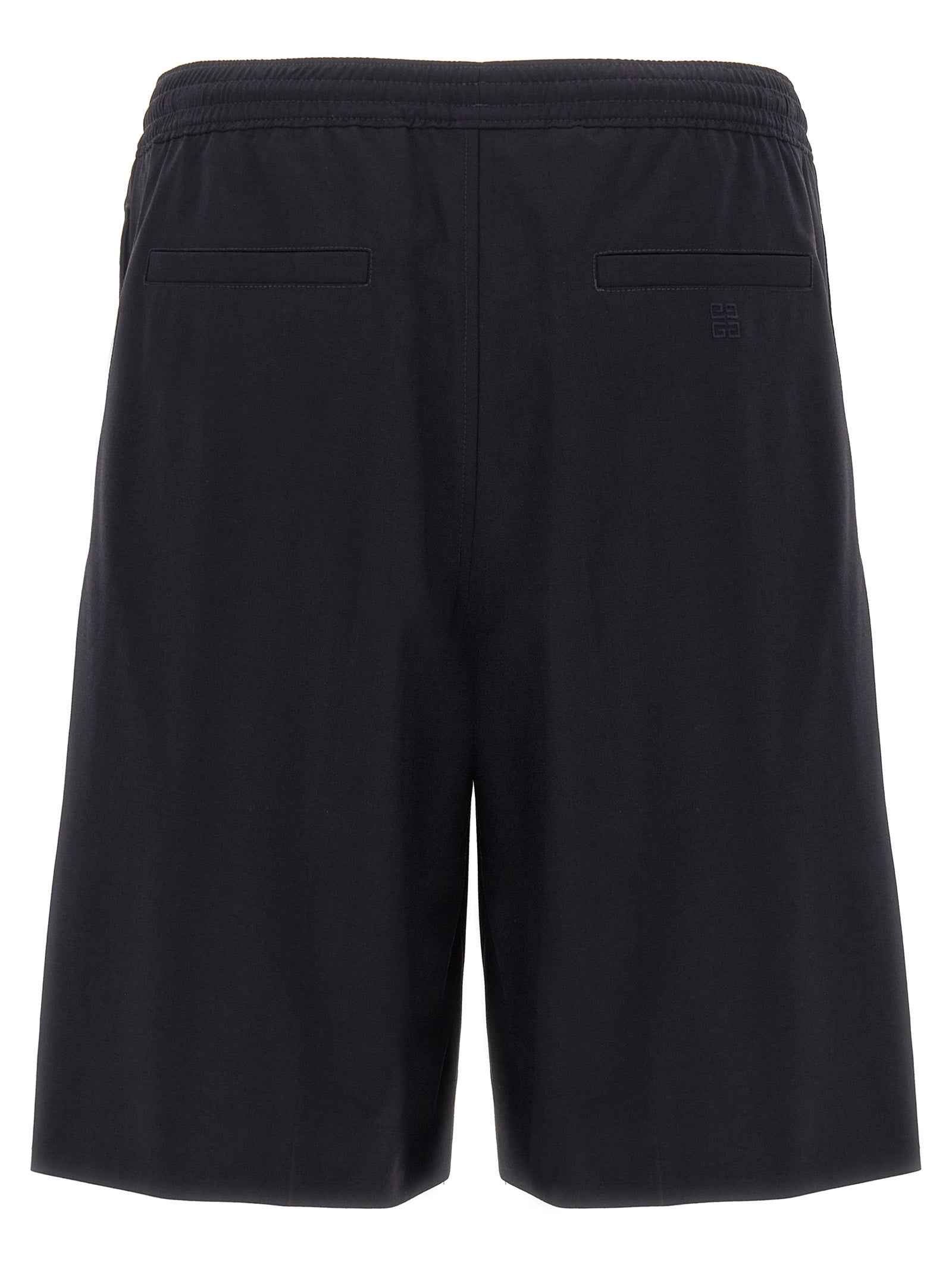 Givenchy Blue Elastane Bermuda Shorts