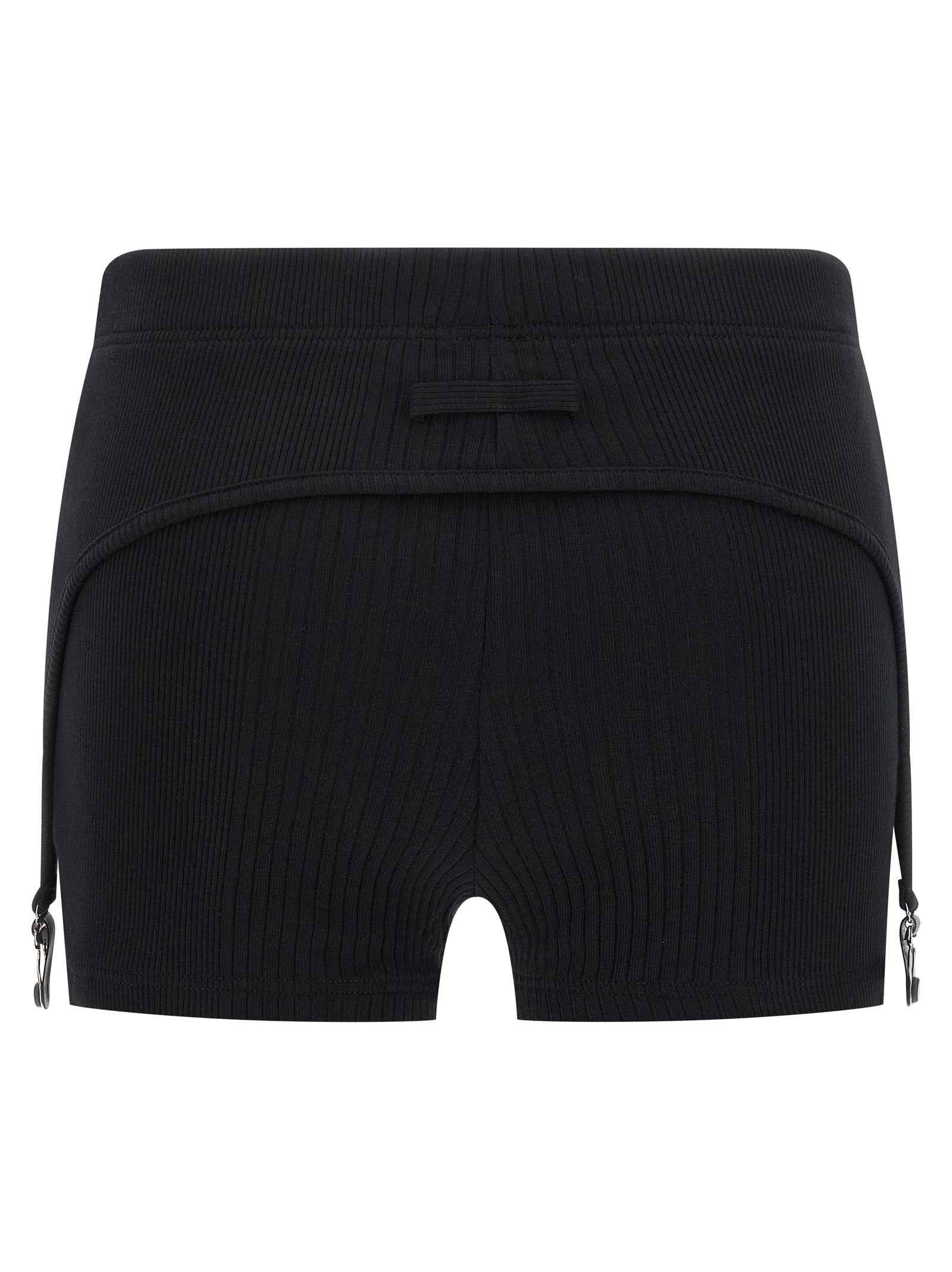Jean Paul Gaultier Black Cotton Bermuda Shorts