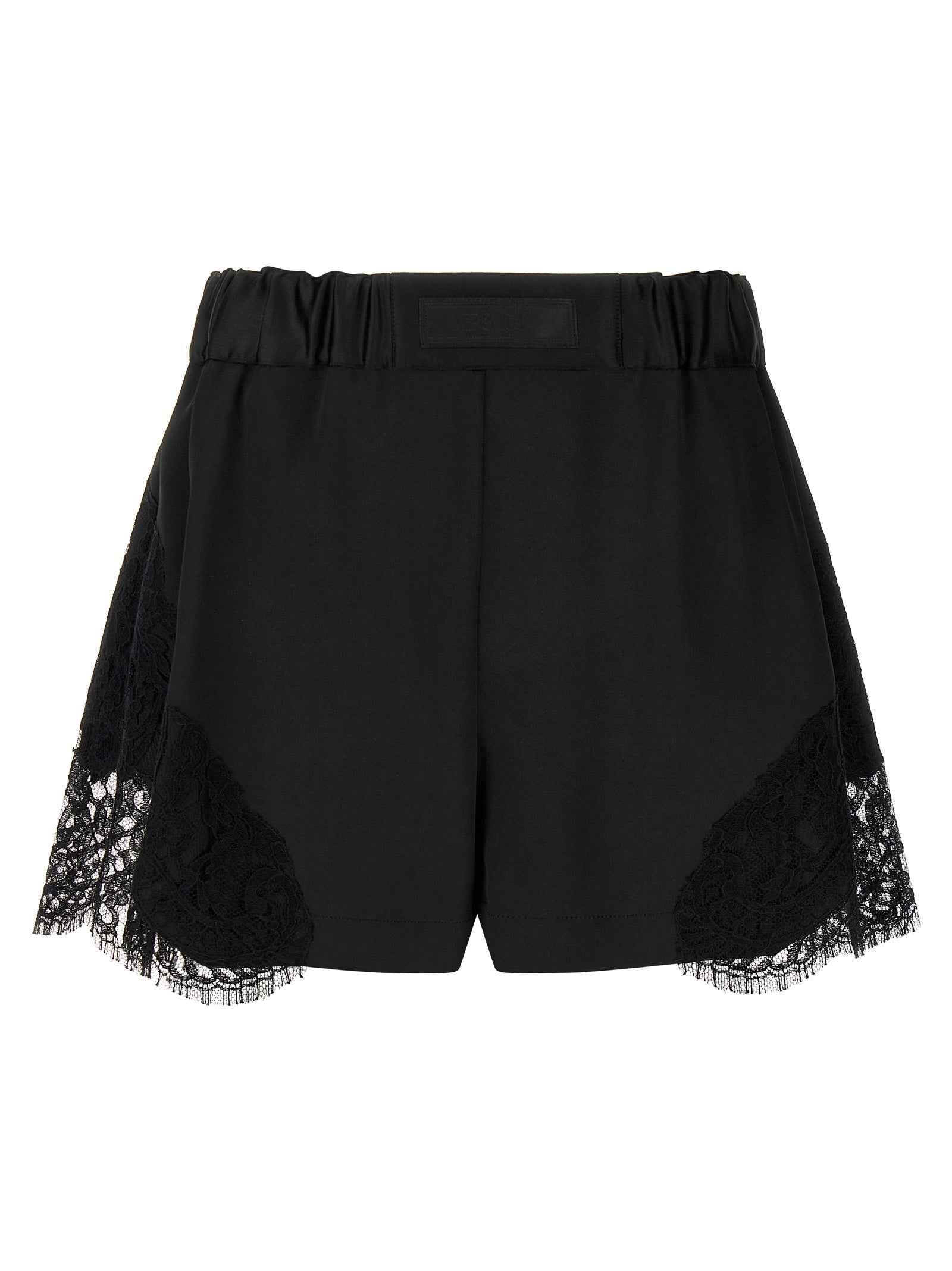Versace Black Nylon Bermuda Shorts