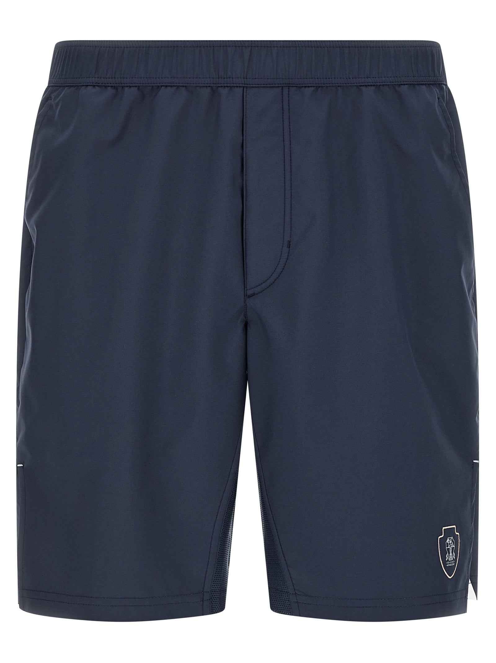 Brunello Cucinelli Blue Polyester Bermuda Shorts
