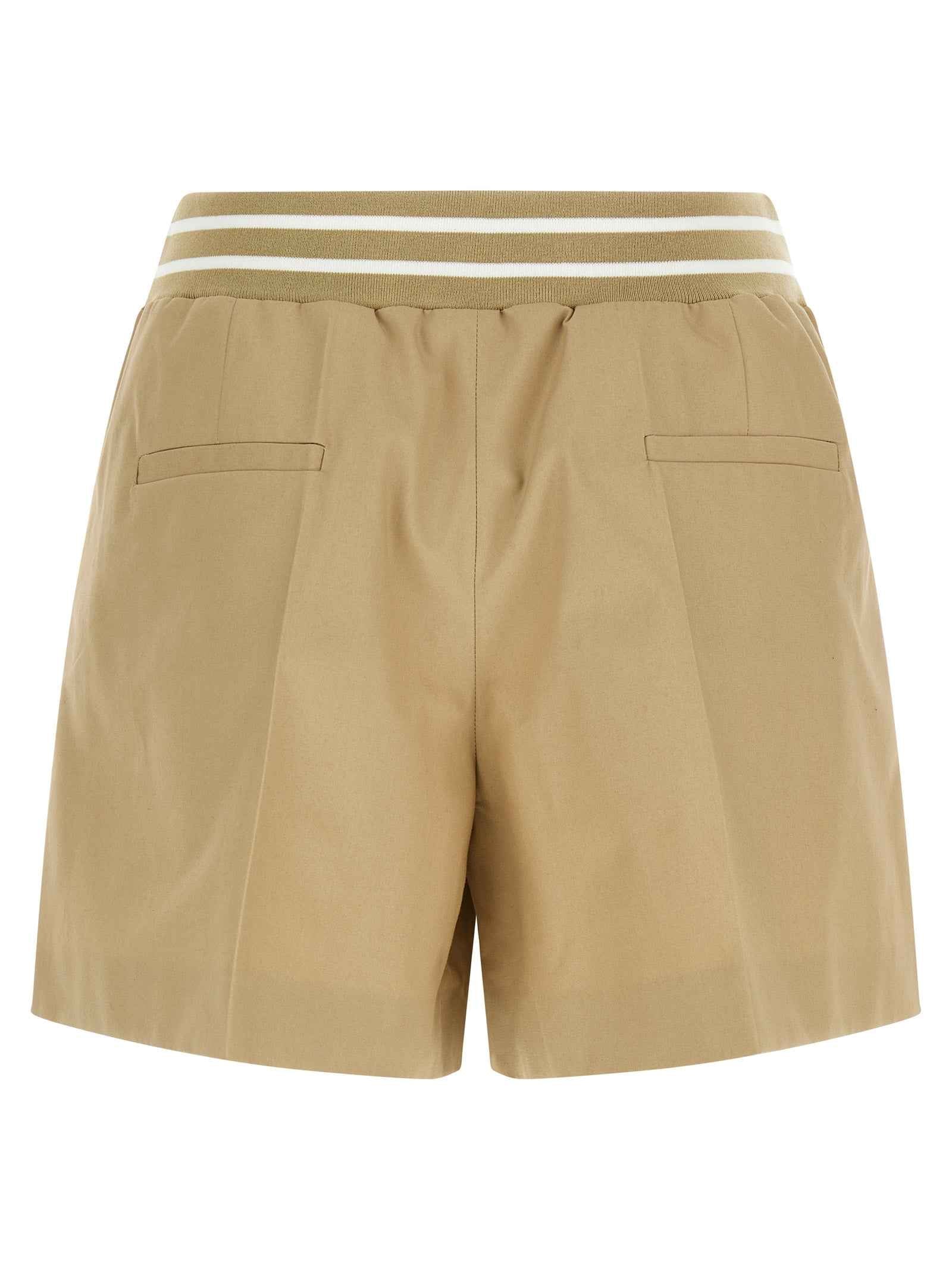 Moschino Beige Cotton Bermuda Shorts