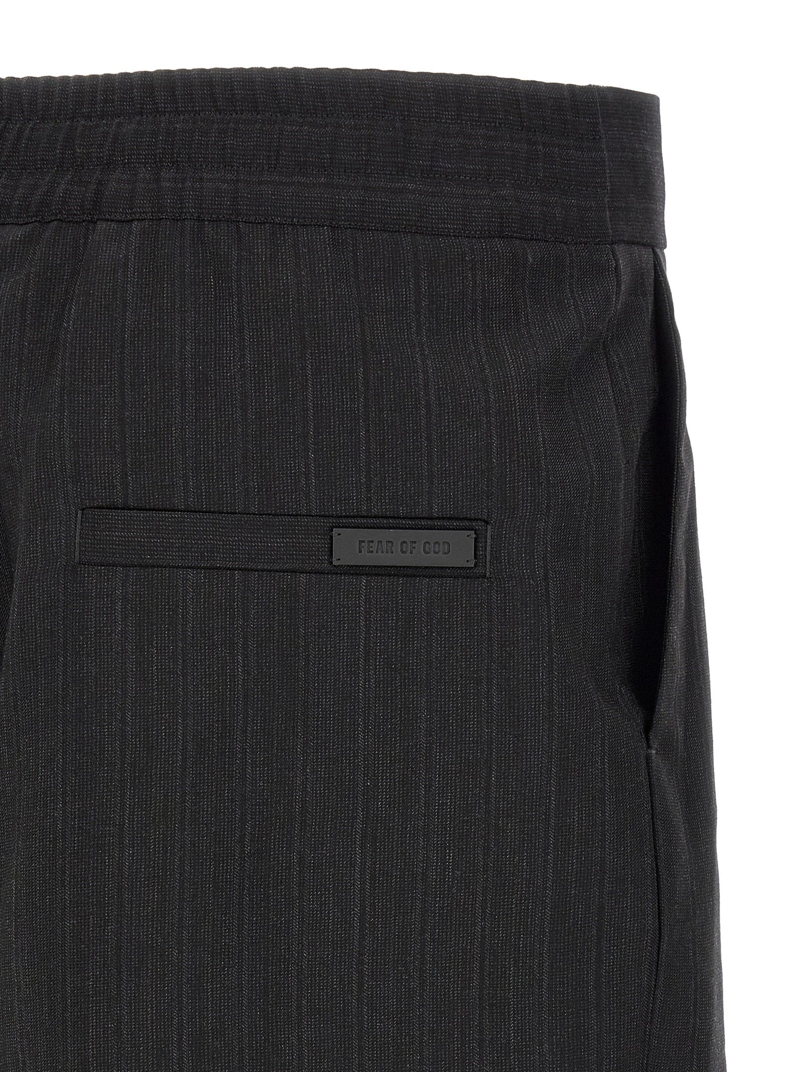 Fear Of God Black Virgin Wool Bermuda Shorts