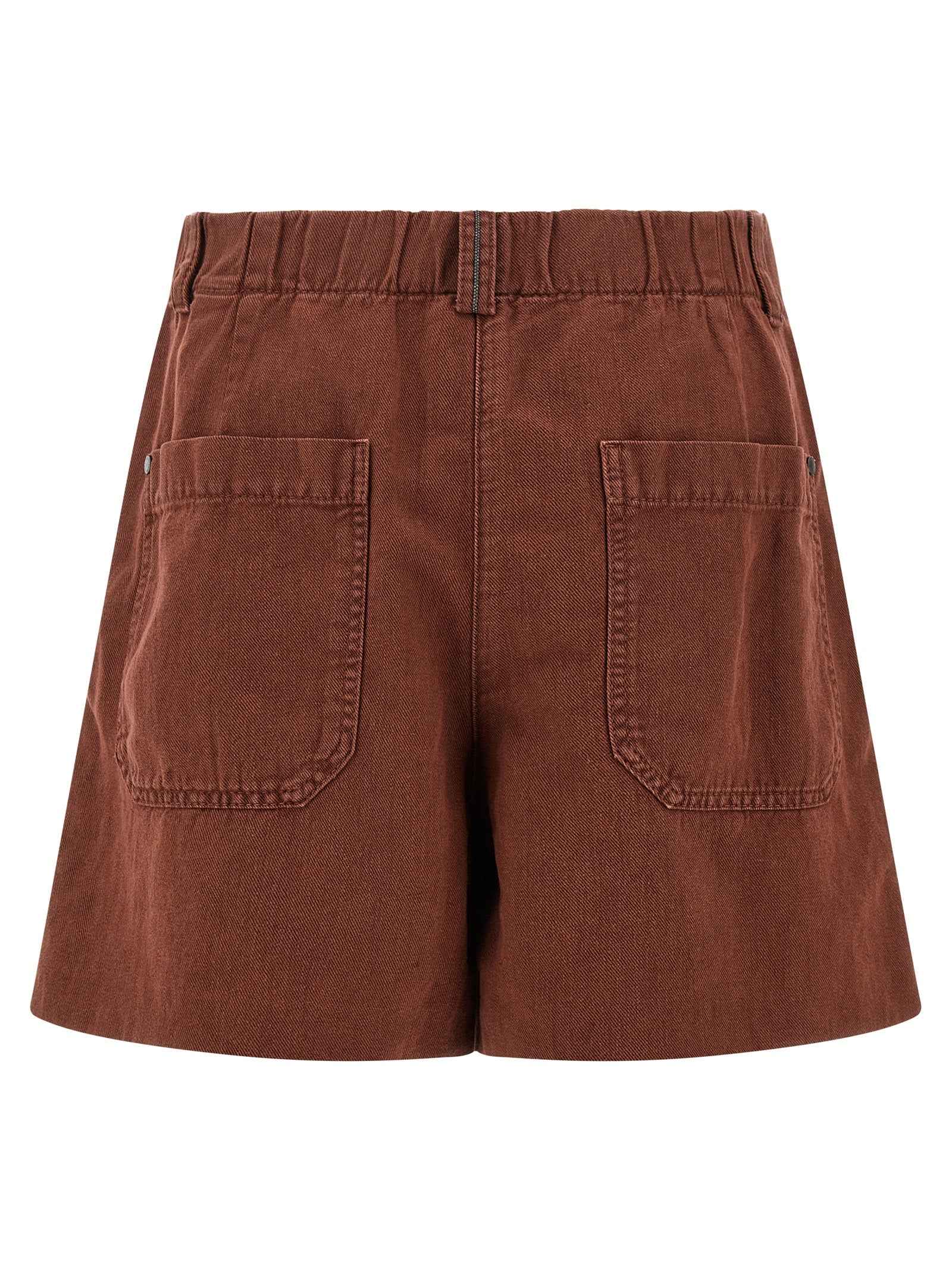 Brunello Cucinelli Multicolor Cotton Bermuda Shorts