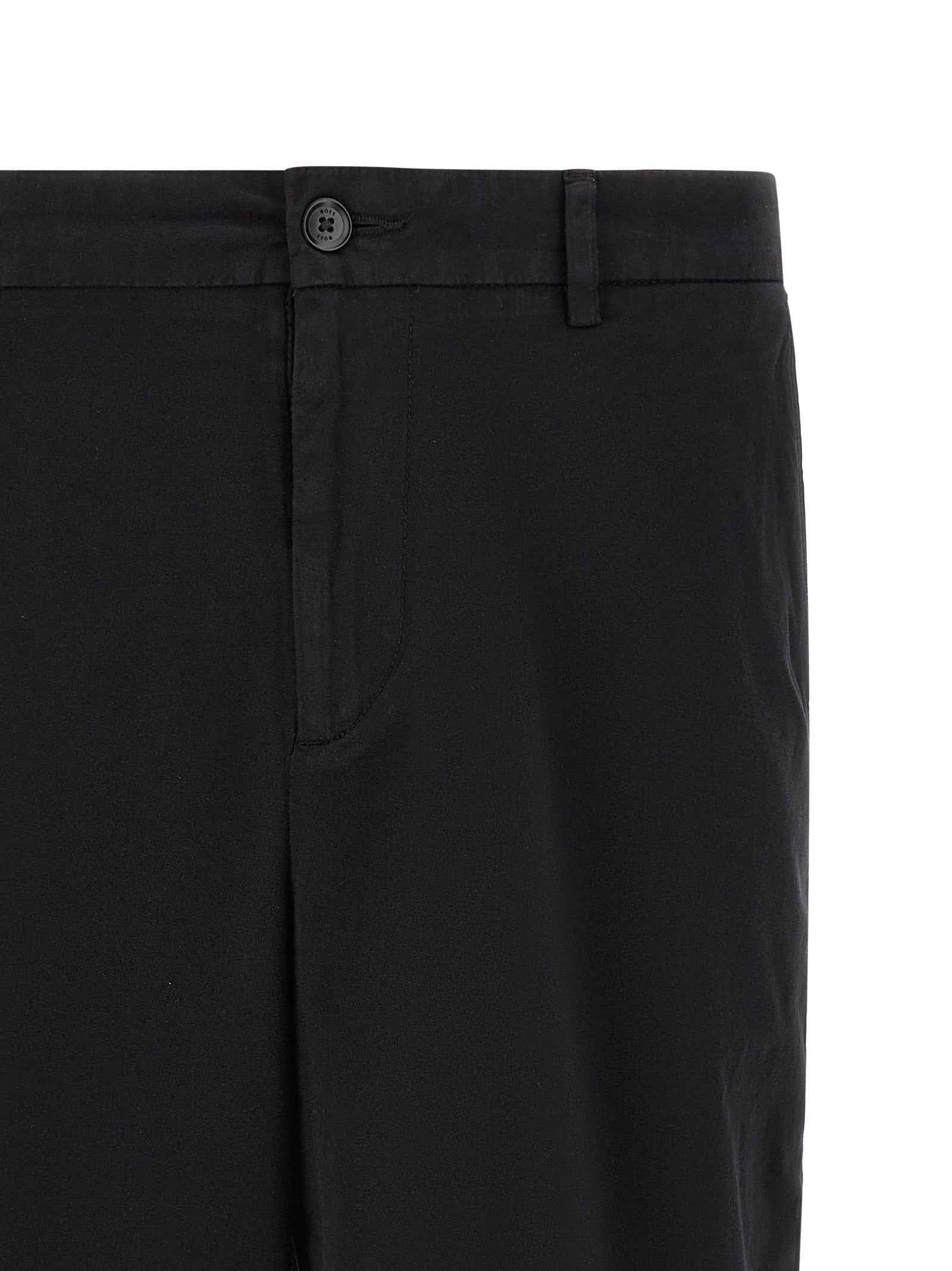 Hugo Boss Black Cotton Bermuda Shorts
