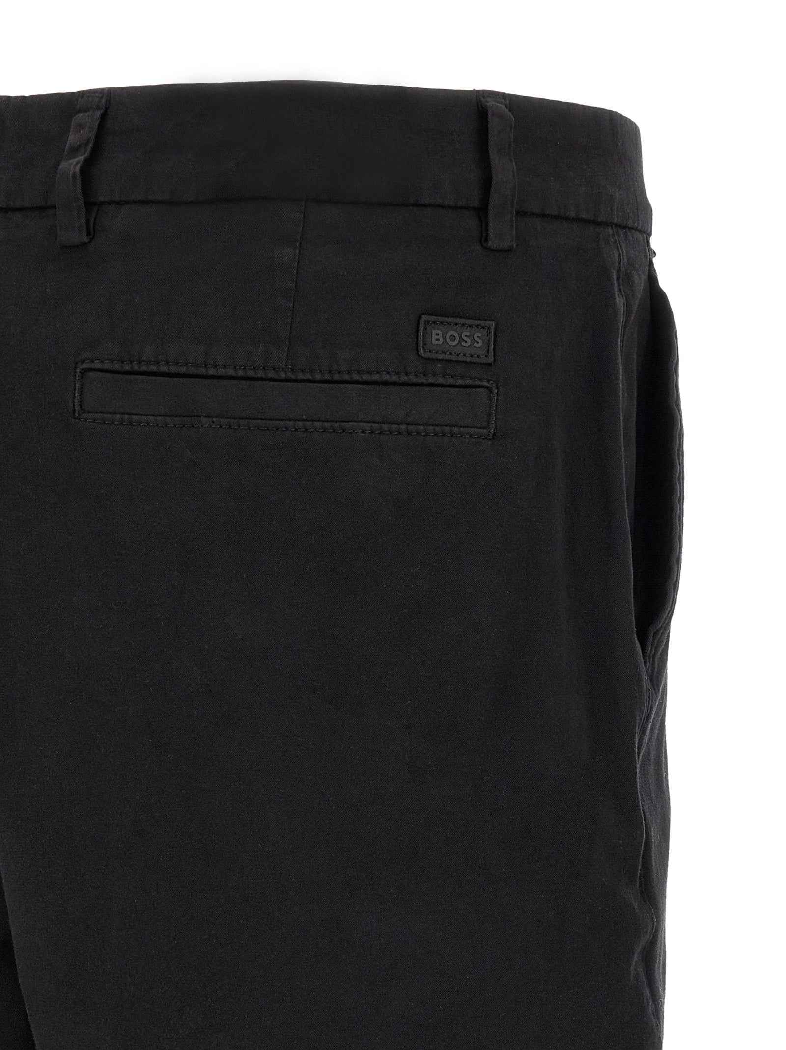 Hugo Boss Black Cotton Bermuda Shorts