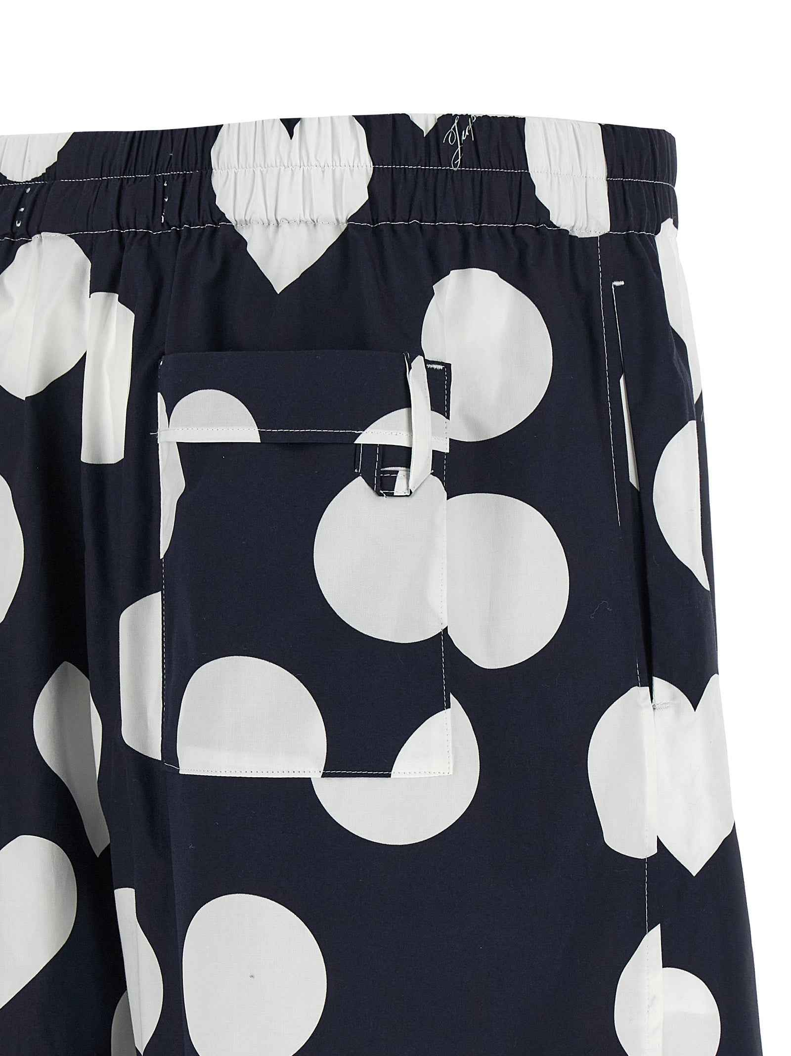 Jacquemus Blue Cotton Bermuda Shorts