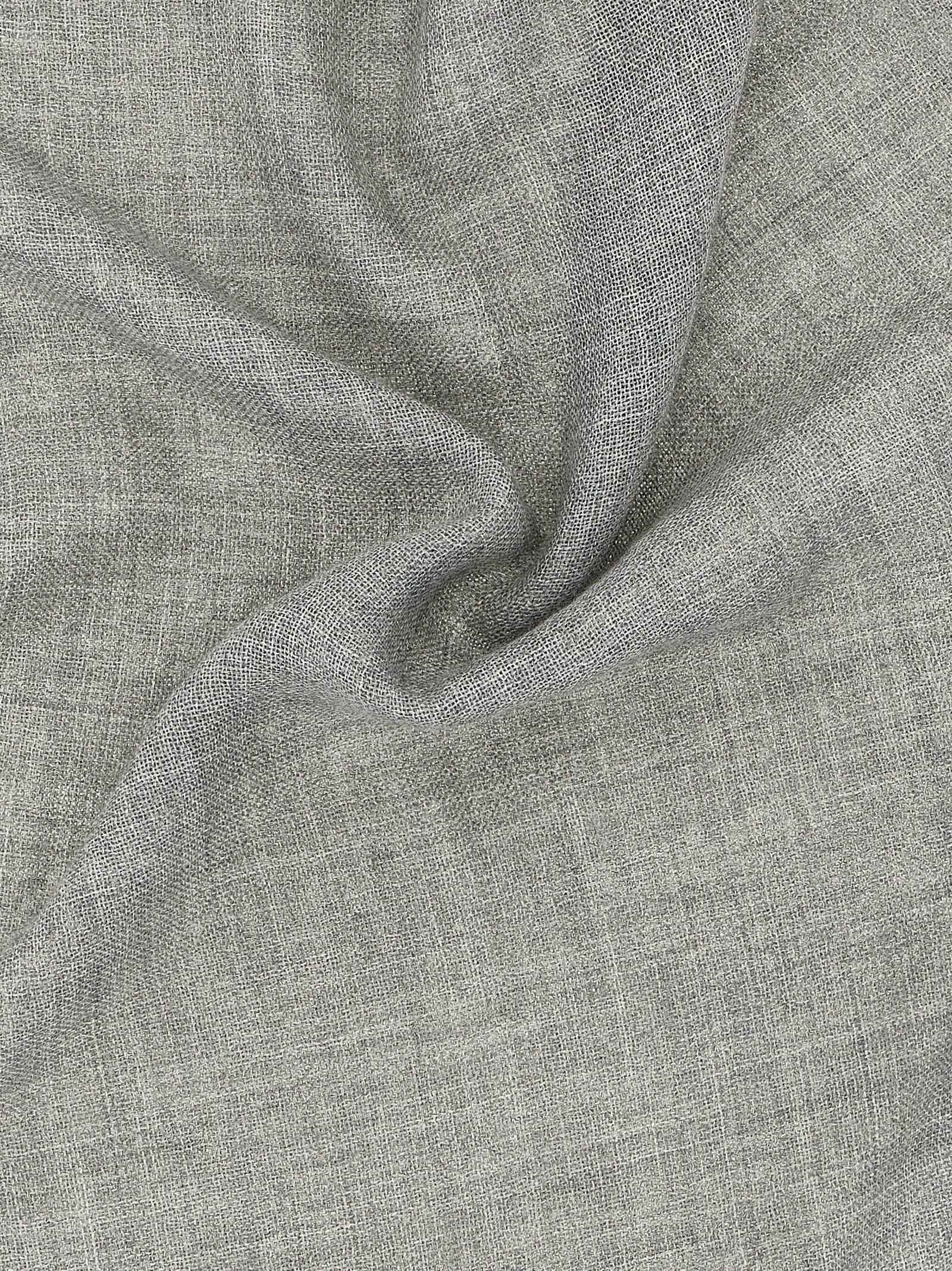 Brunello Cucinelli Gray Virgin Wool Scarf