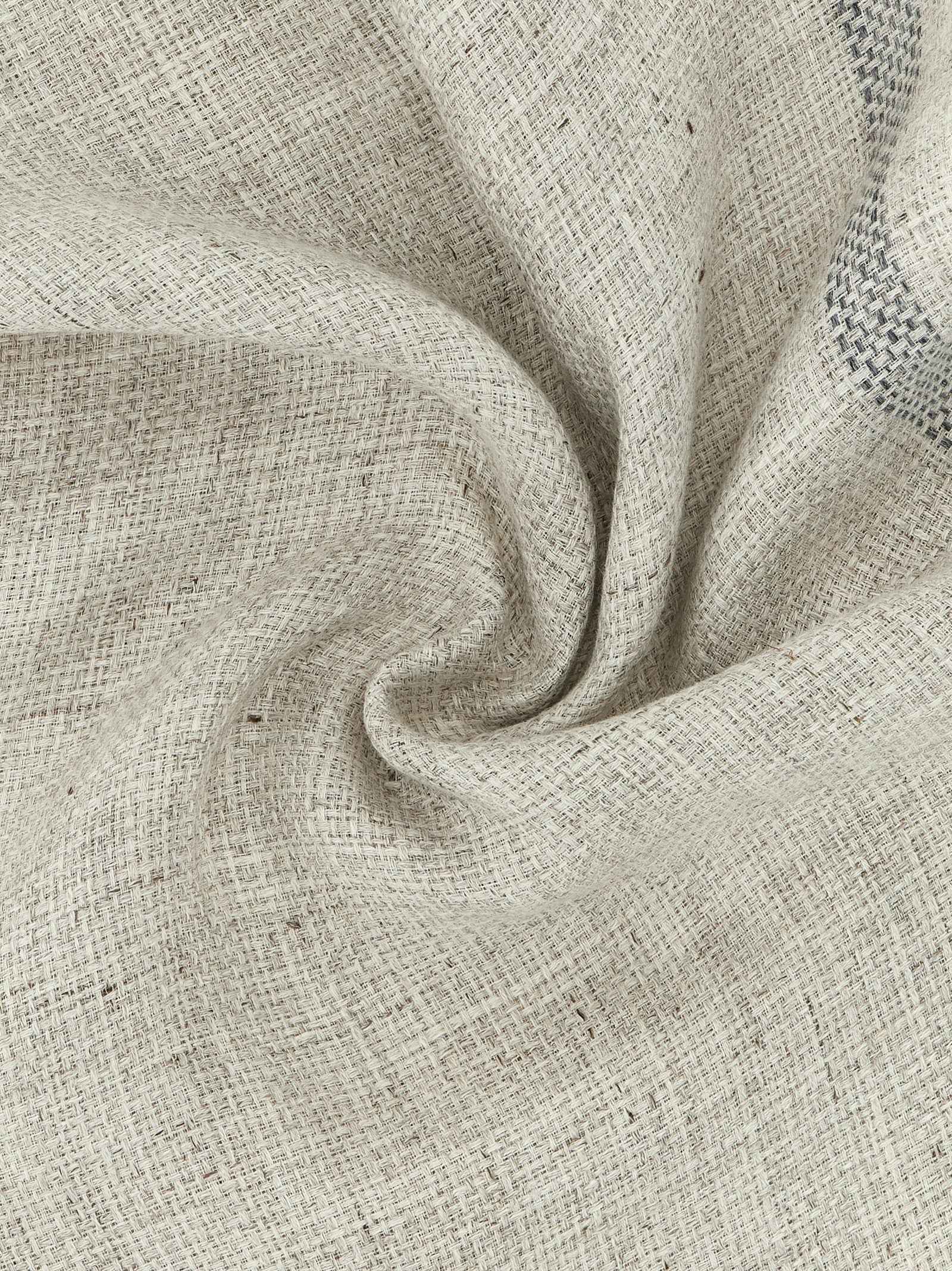 Brunello Cucinelli Gray Linen Scarf