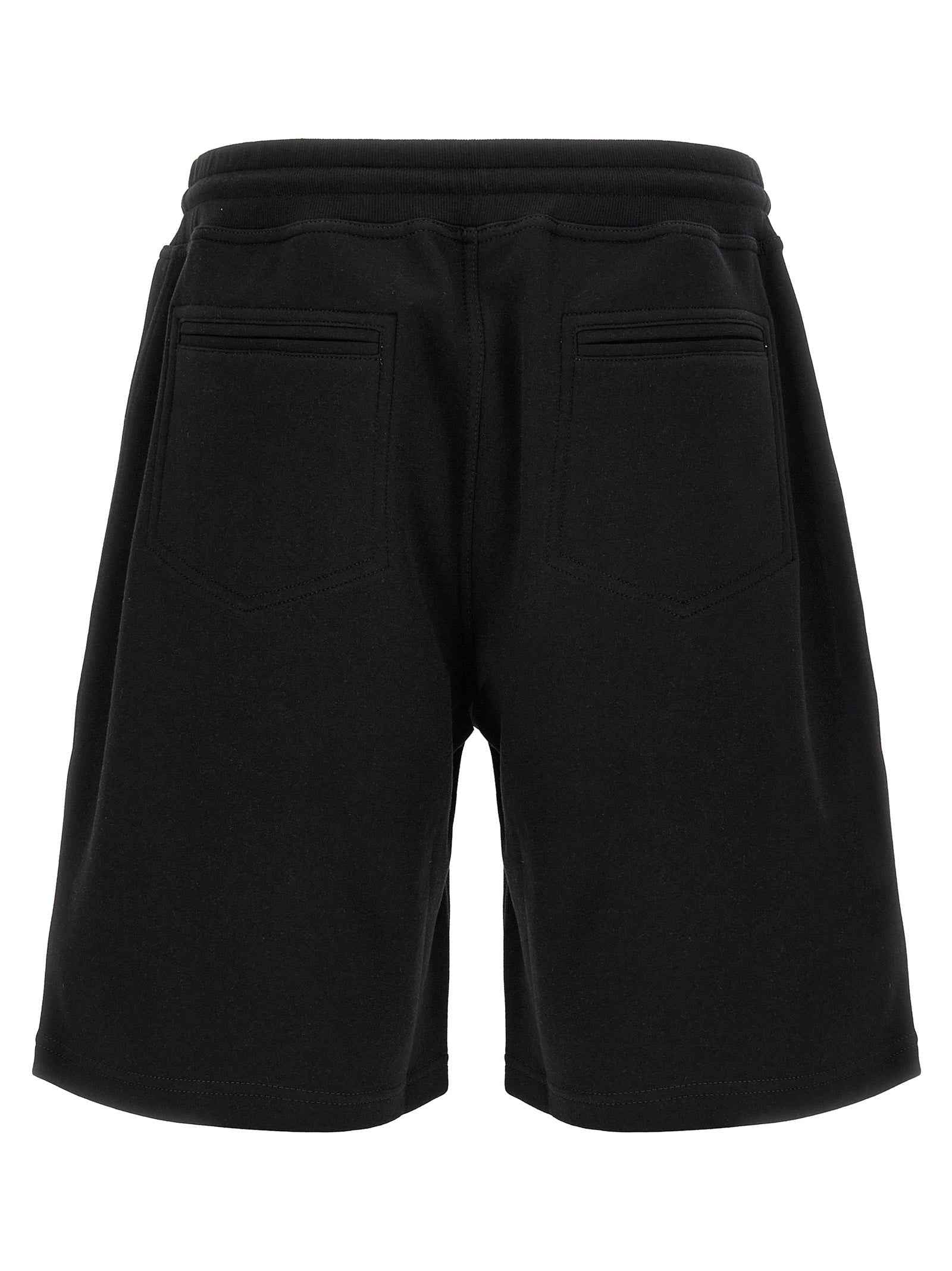 Brunello Cucinelli Black Cotton Bermuda Shorts