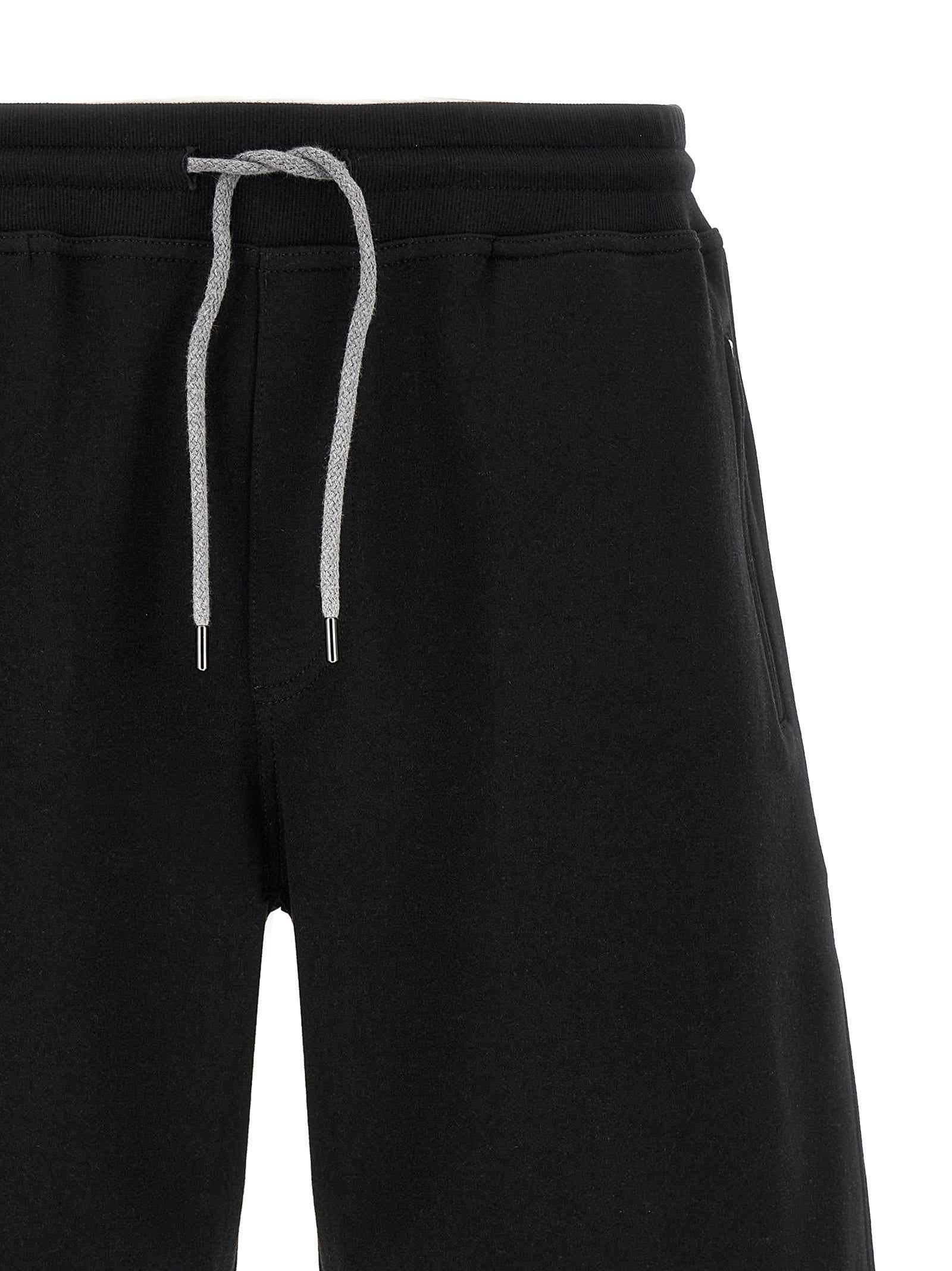 Brunello Cucinelli Black Cotton Bermuda Shorts