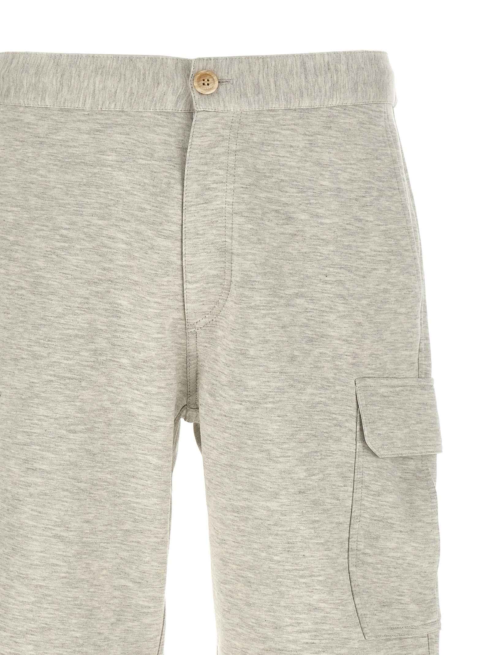 Brunello Cucinelli Gray Cotton Bermuda Shorts