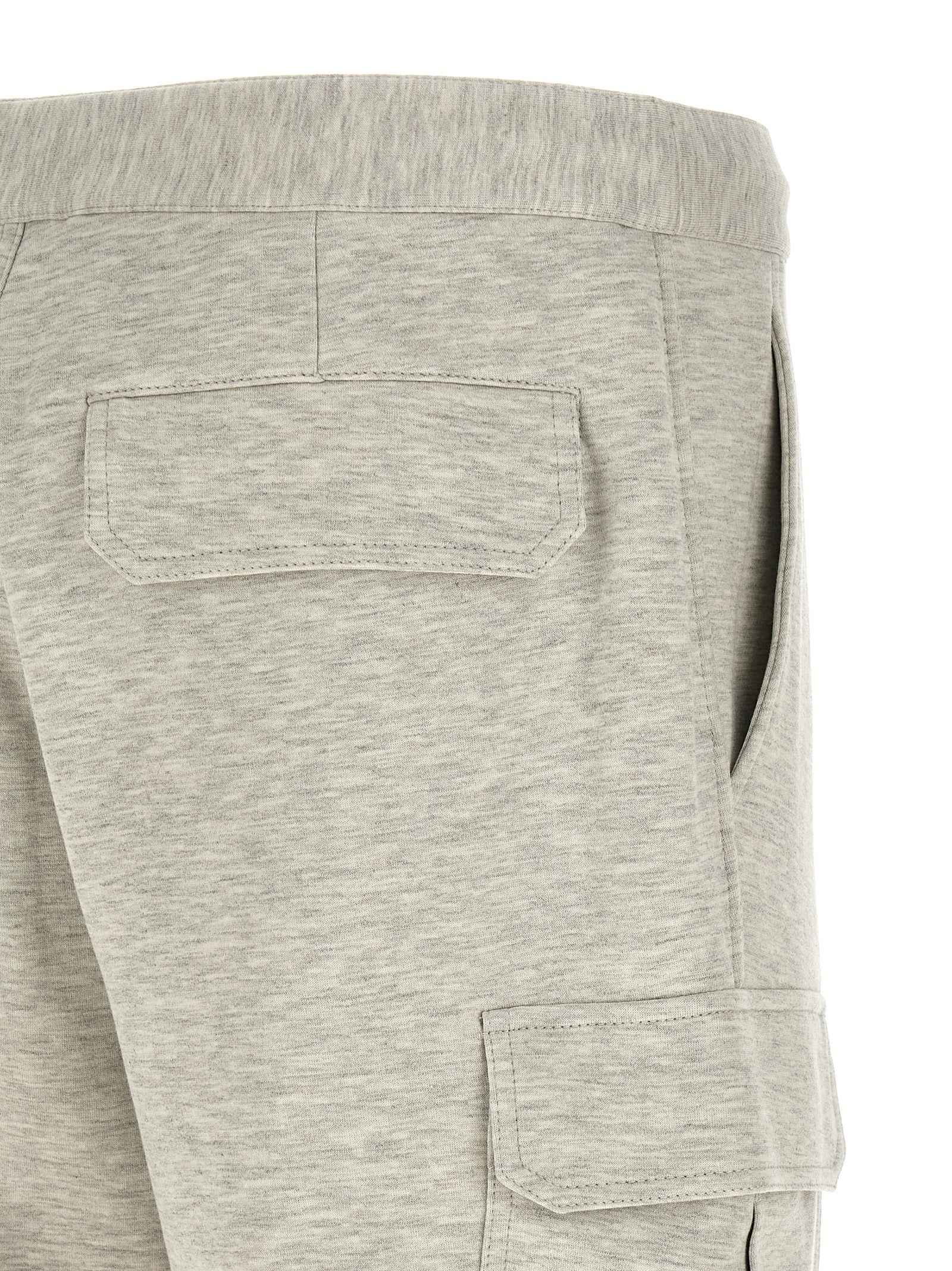Brunello Cucinelli Gray Cotton Bermuda Shorts