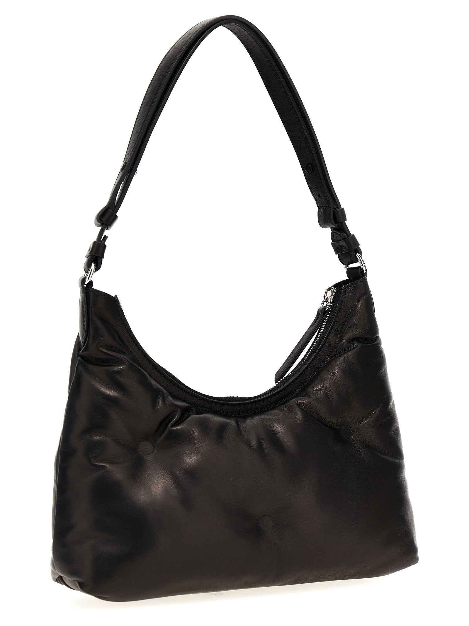 Maison Margiela Black Lamb Leather Shoulder Bag