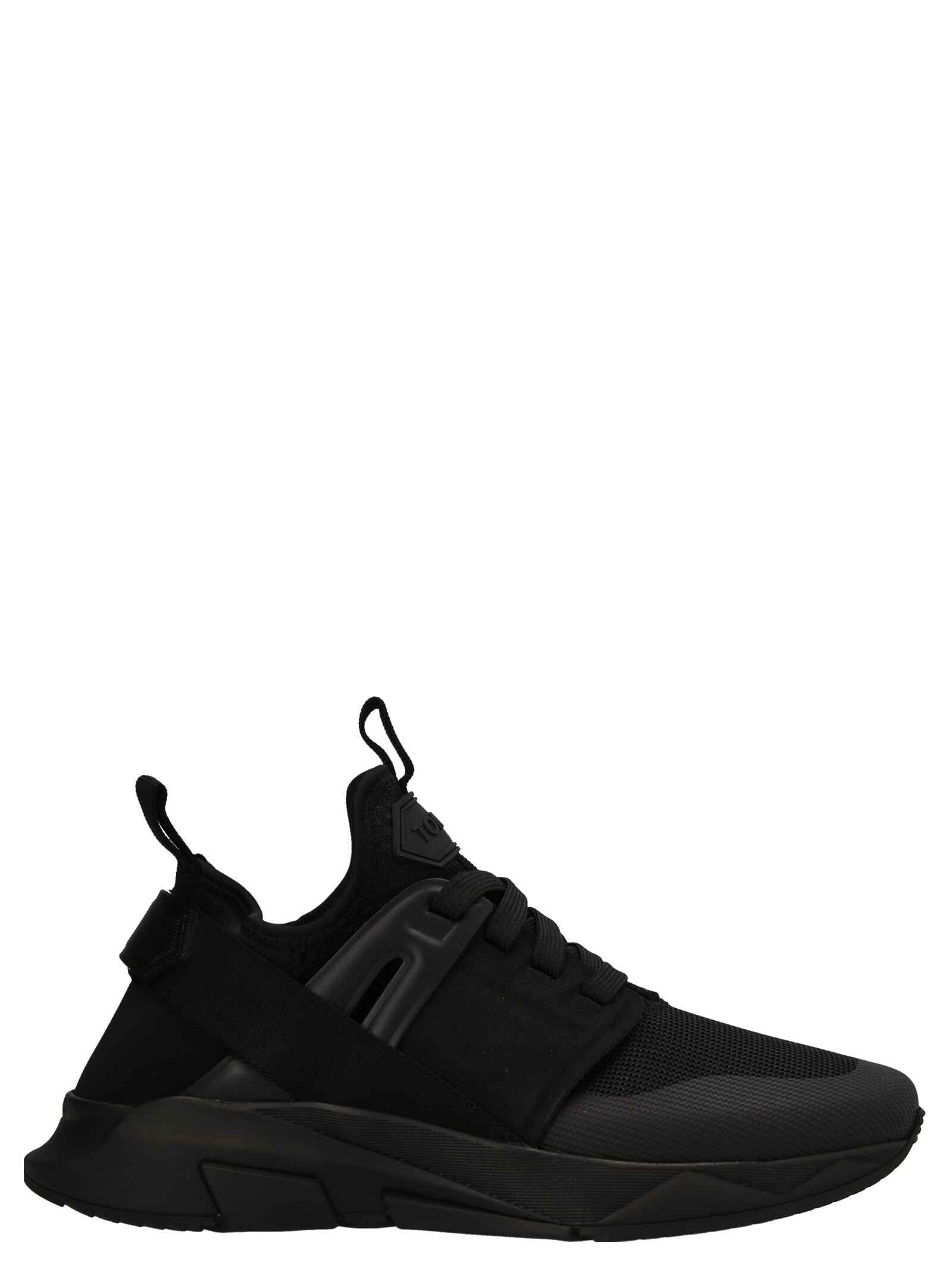 Tom Ford Black Polyethylene Athletic Sneakers