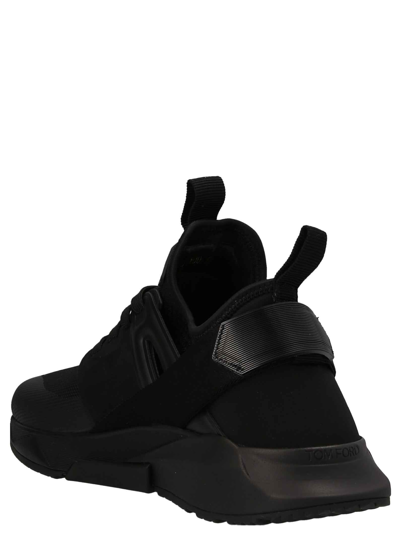 Tom Ford Black Polyethylene Athletic Sneakers