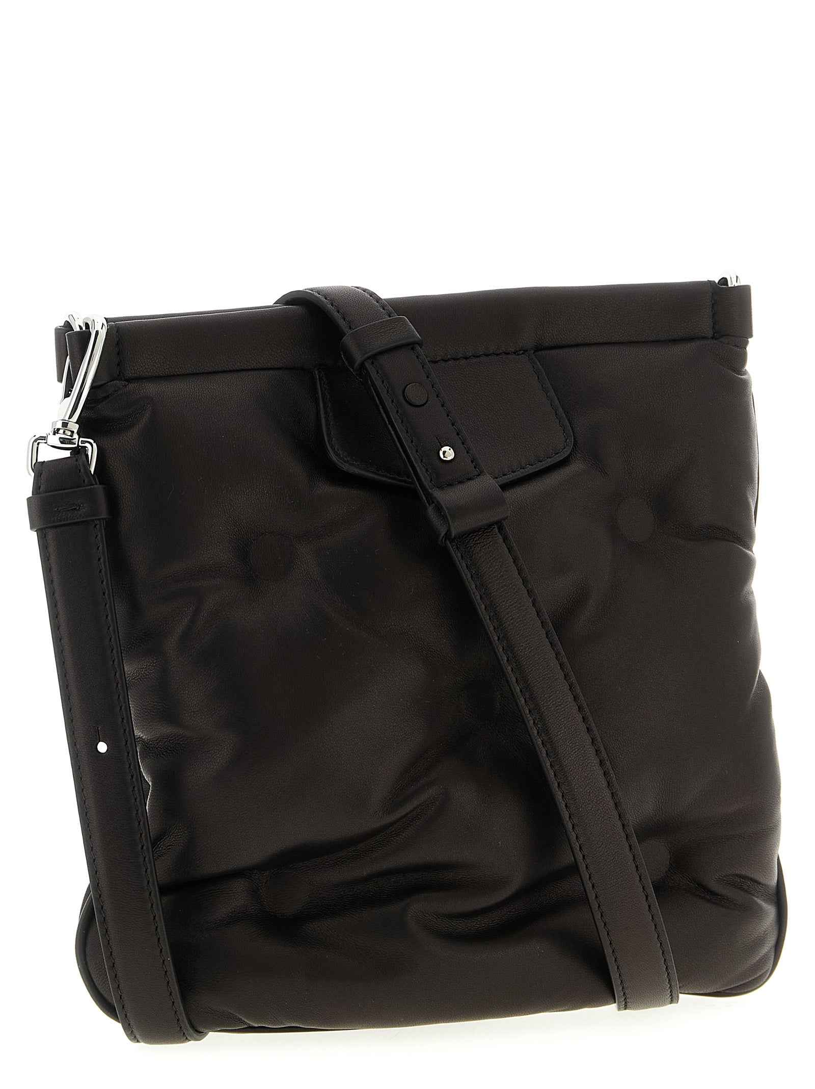 Maison Margiela Black Lambskin Crossbody Bag