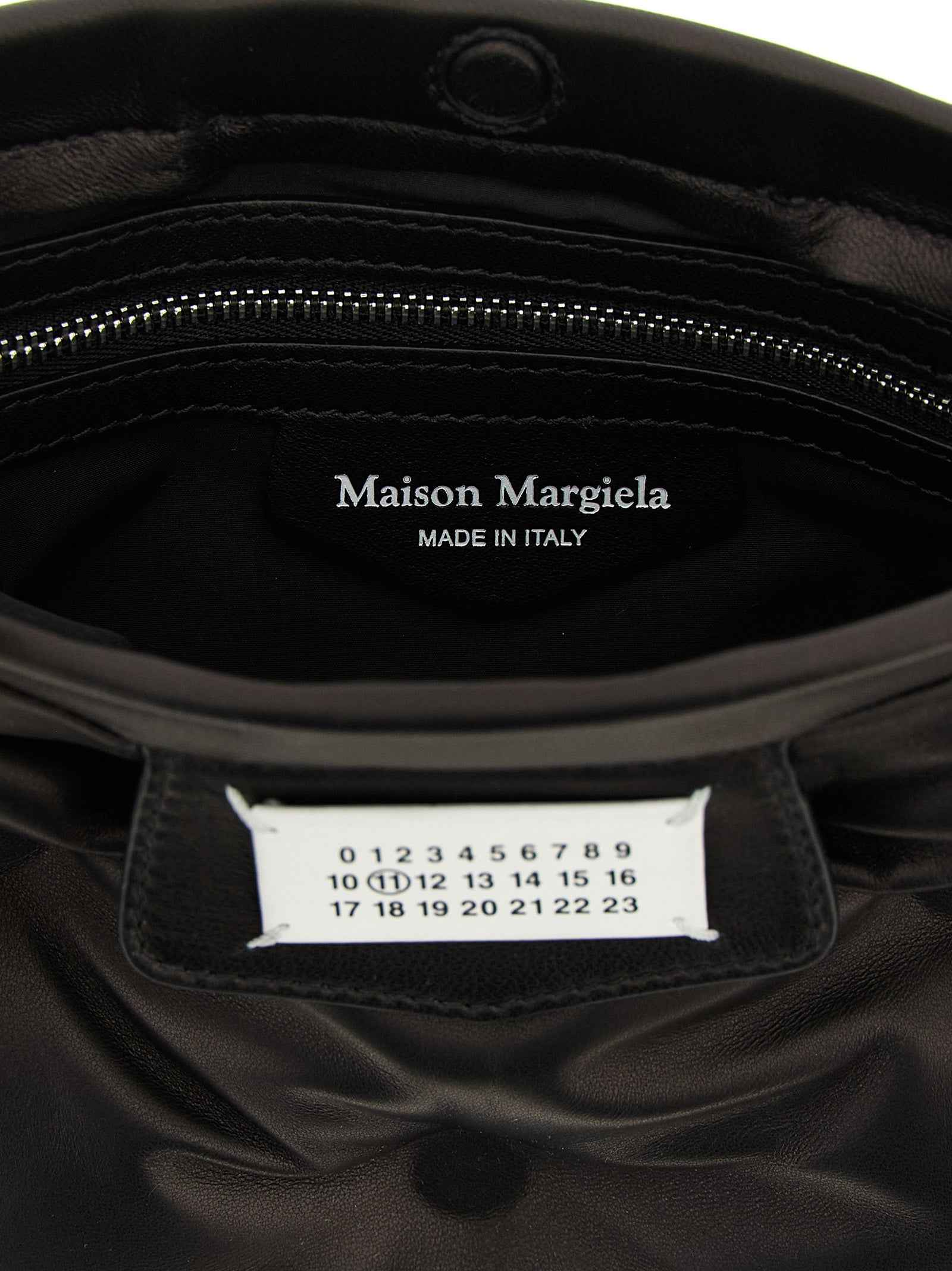 Maison Margiela Black Lambskin Crossbody Bag