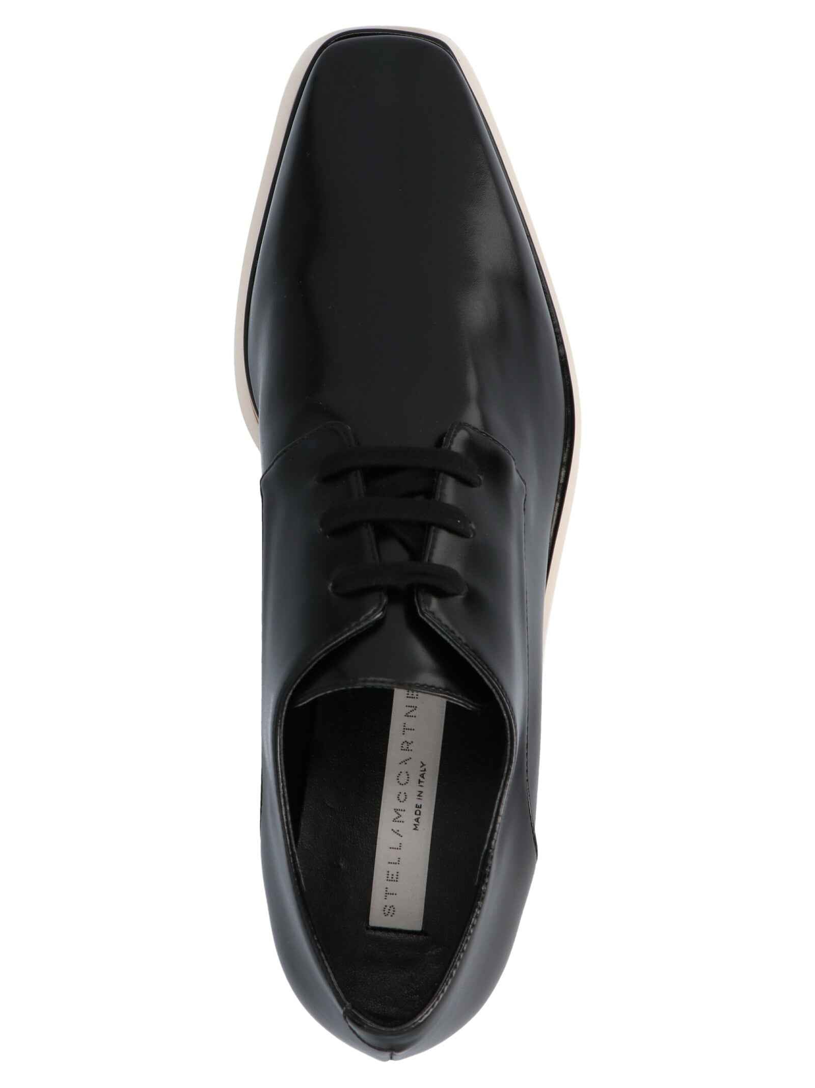 Stella McCartney Black Polyethylene Wedge Sandals