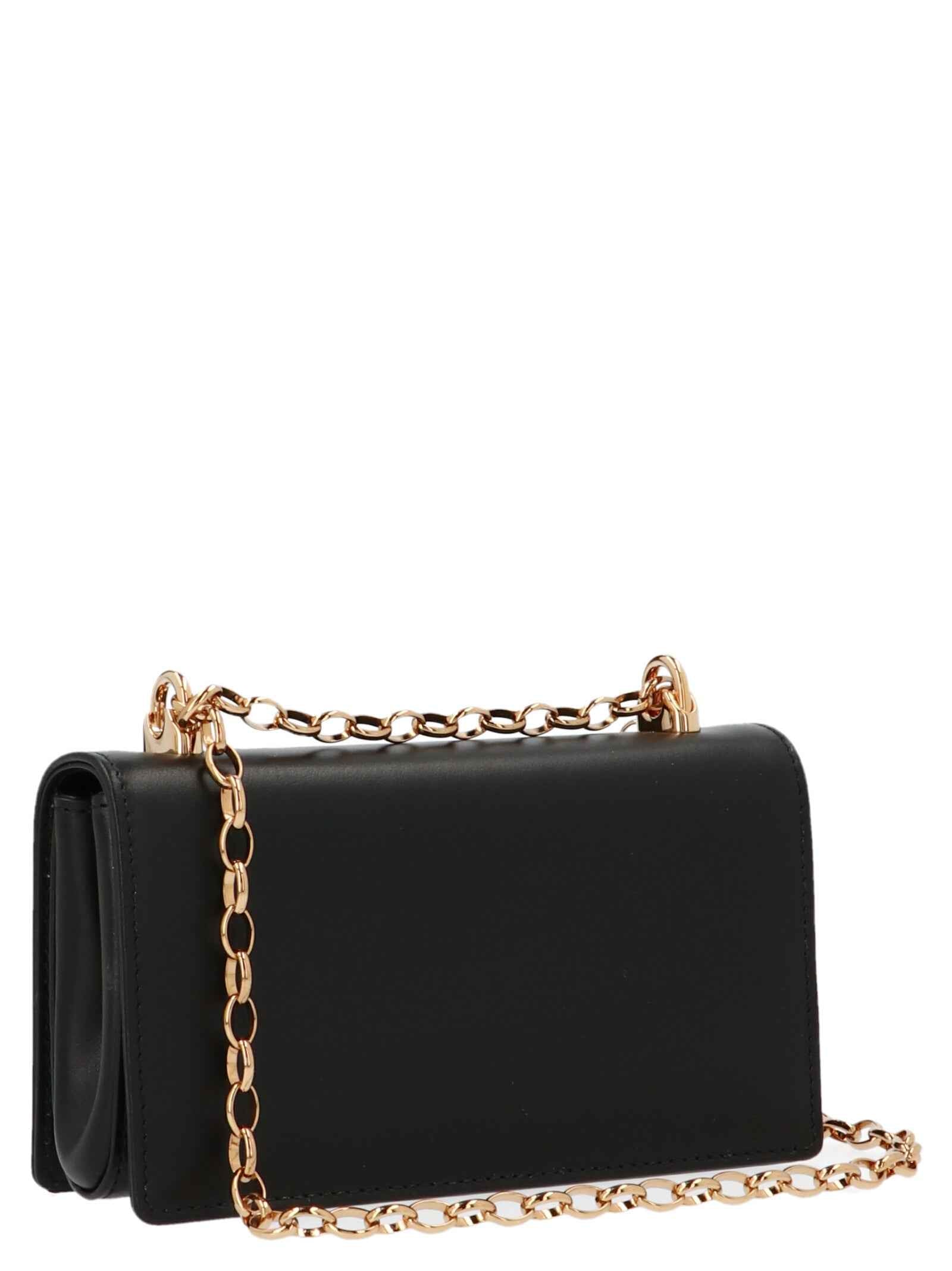 Dolce & Gabbana Black Calfskin Crossbody Bag